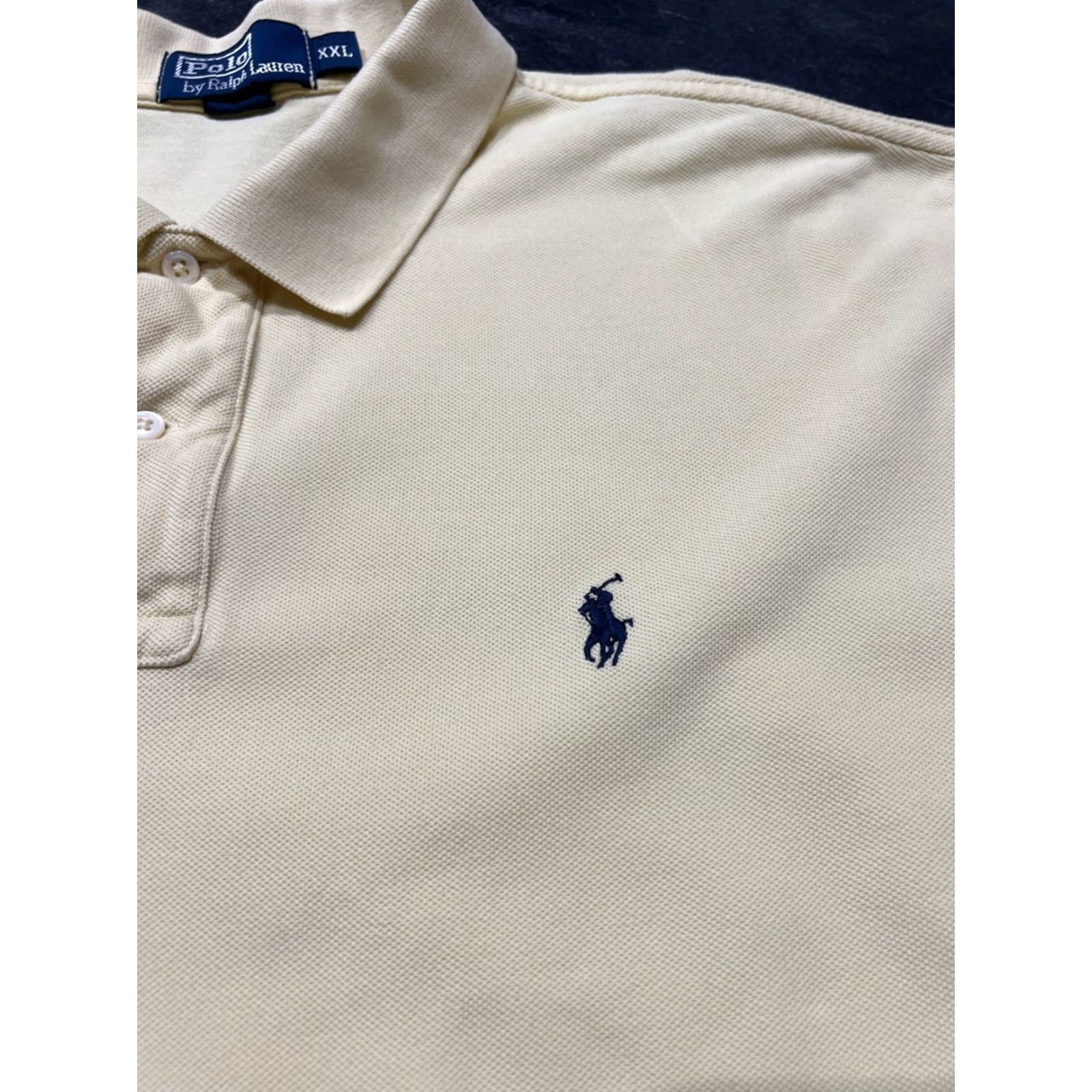 Ralph Lauren Ralph Lauren Polo Shirt Men 2XL Short Sleeve Collared Yellow Cotton Golf Classic Preppy American Polo Size US XXL / EU 58 / 5 - 2 Thumbnail