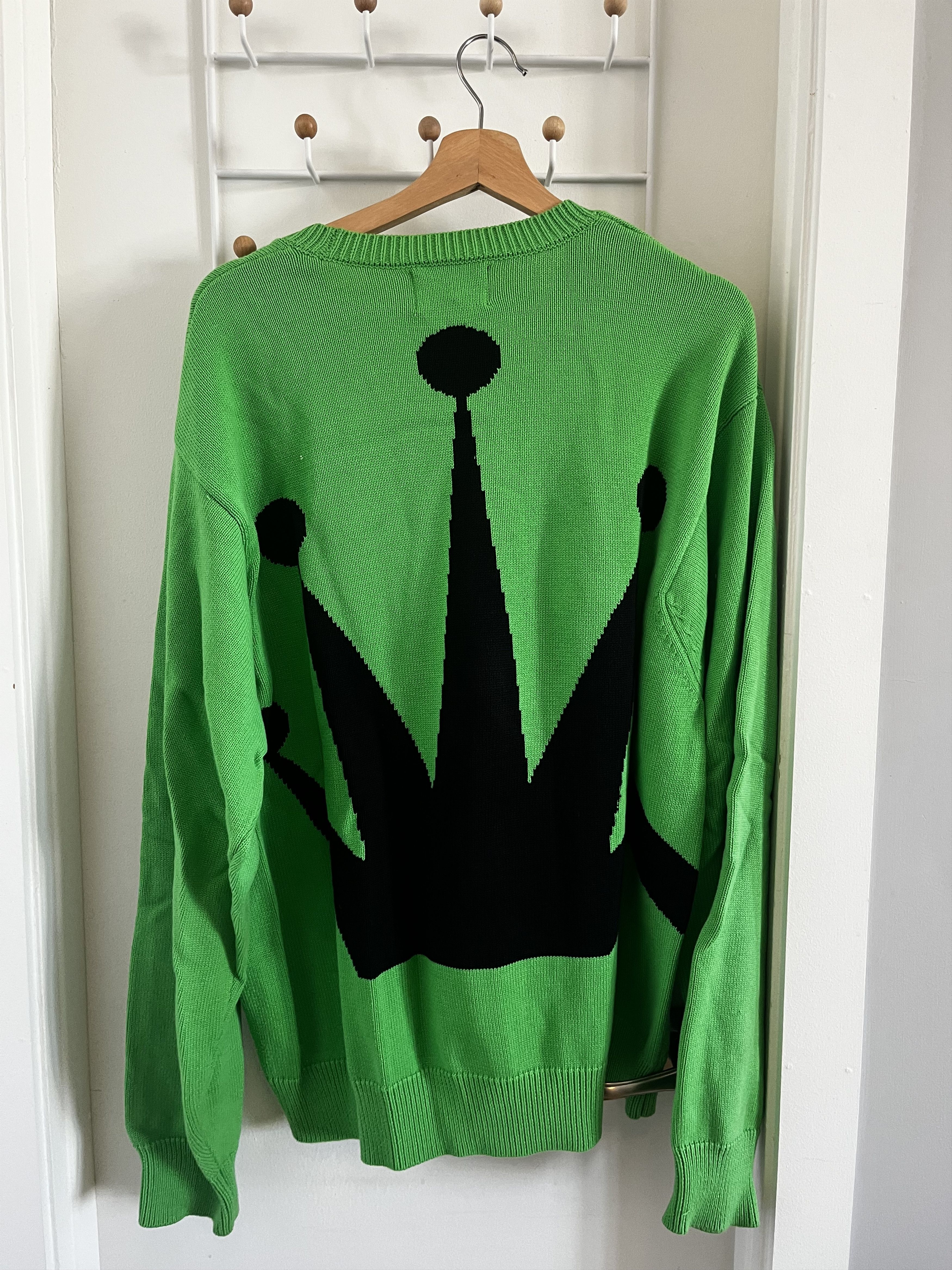 Stussy Stussy Green Bent Crown Sweater Size US XL / EU 56 / 4 - 1 Thumbnail