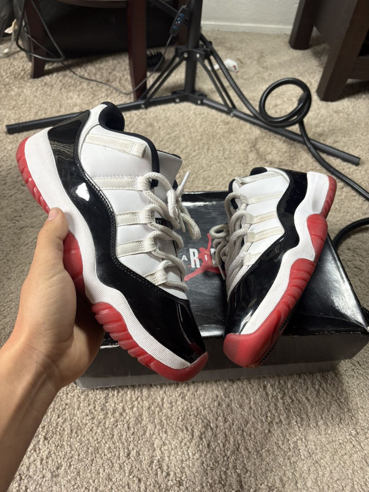 Jordan Brand Jordan 11 low concord to bred size 9 Size US 9 / EU 42 - 1 Thumbnail