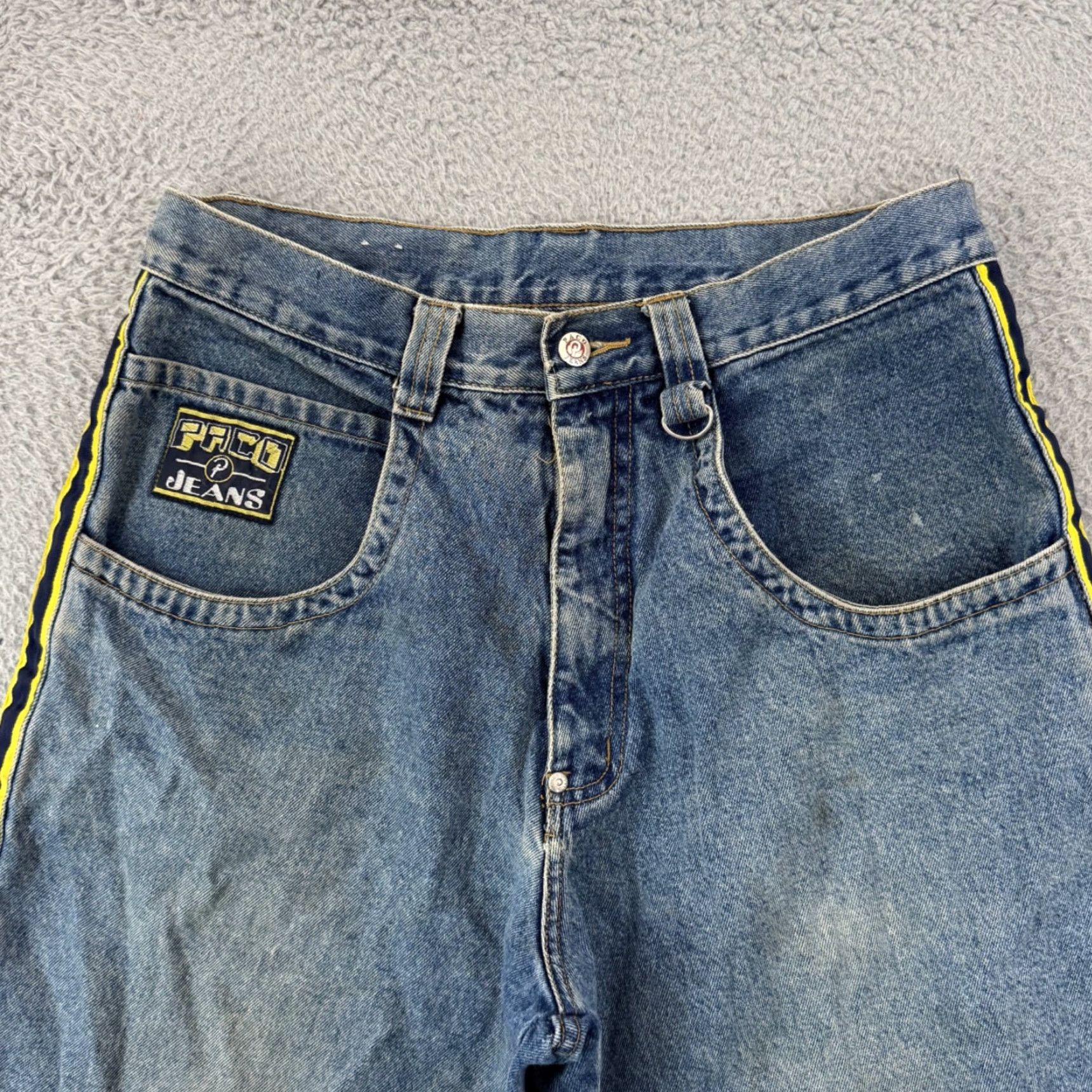 Vintage VINTAGE PACO Jeans Shorts Mens 32 Blue Baggy Denim Jorts Streetwear Skater Bermuda Hip Hop Streetwear 32 Mens Blue Denim Shorts Size US 32 / EU 48 - 5 Thumbnail