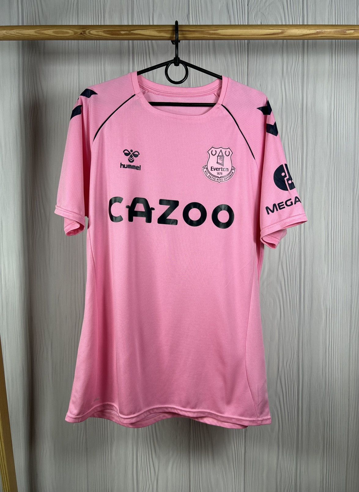 Hummel EVERTON 2020/21 FOOTBALL SHIRT SOCCER JERSEY PINK HUMMEL M/L Size US M / EU 48-50 / 2 - 1 Thumbnail