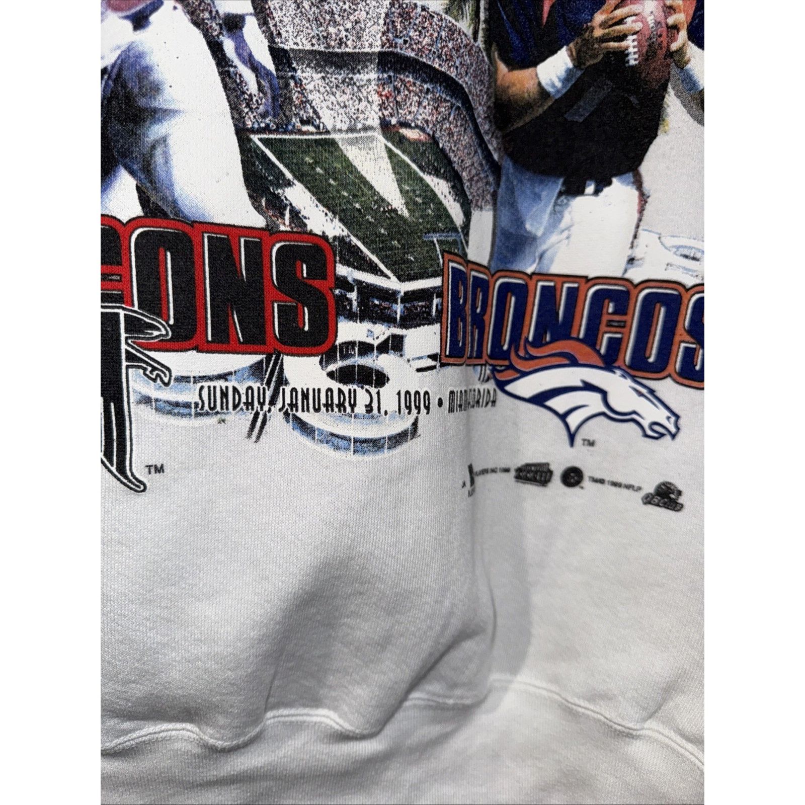 Fruit Of The Loom Fruit of the Loom 1999 Super Bowl Sweatshirt Sz L Falcons Size US L / EU 52-54 / 3 - 3 Thumbnail