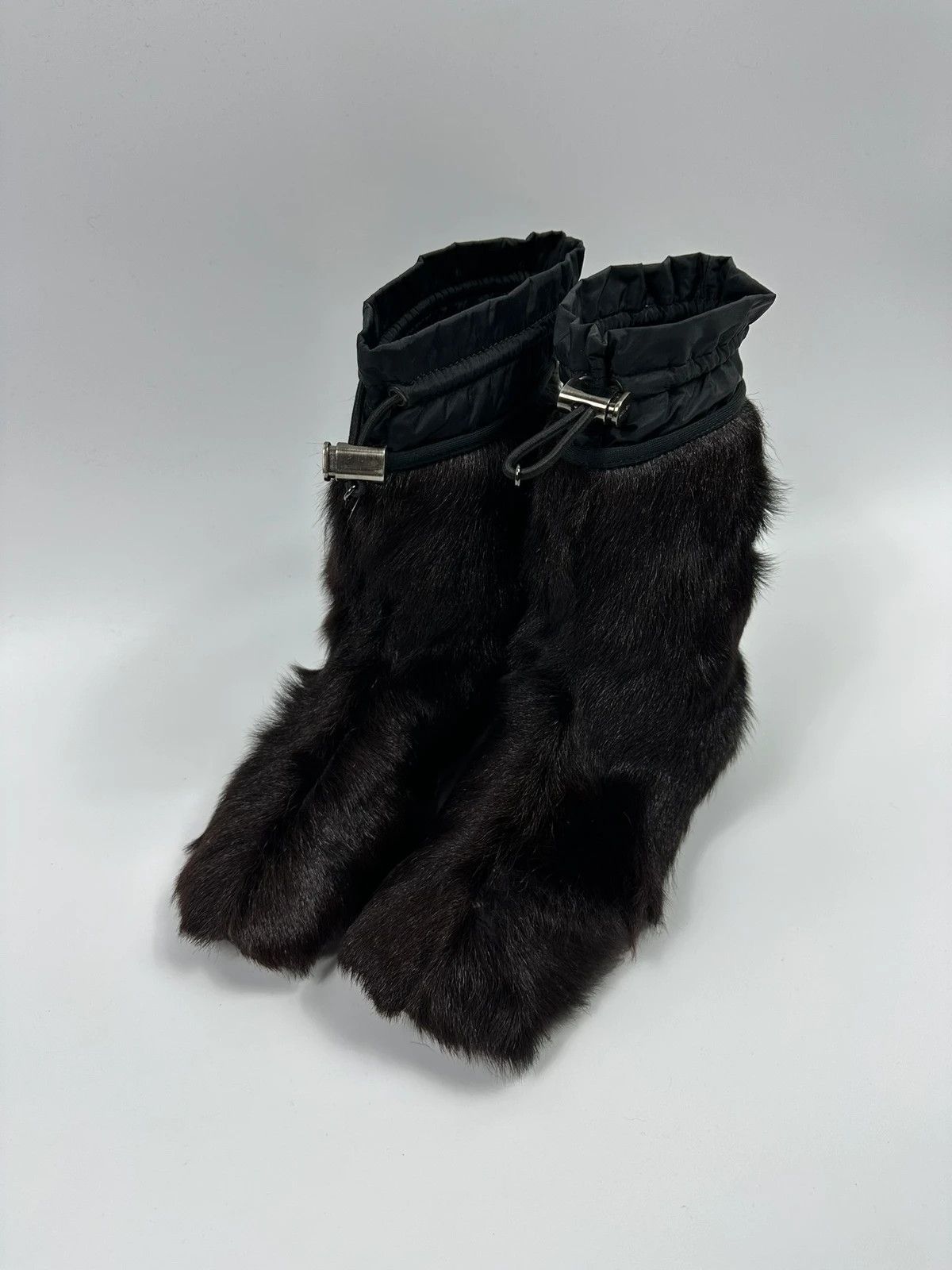 Prada Prada Sport FW99 Brown Fur Yeti Boots Size US 9 / IT 39 - 5 Thumbnail
