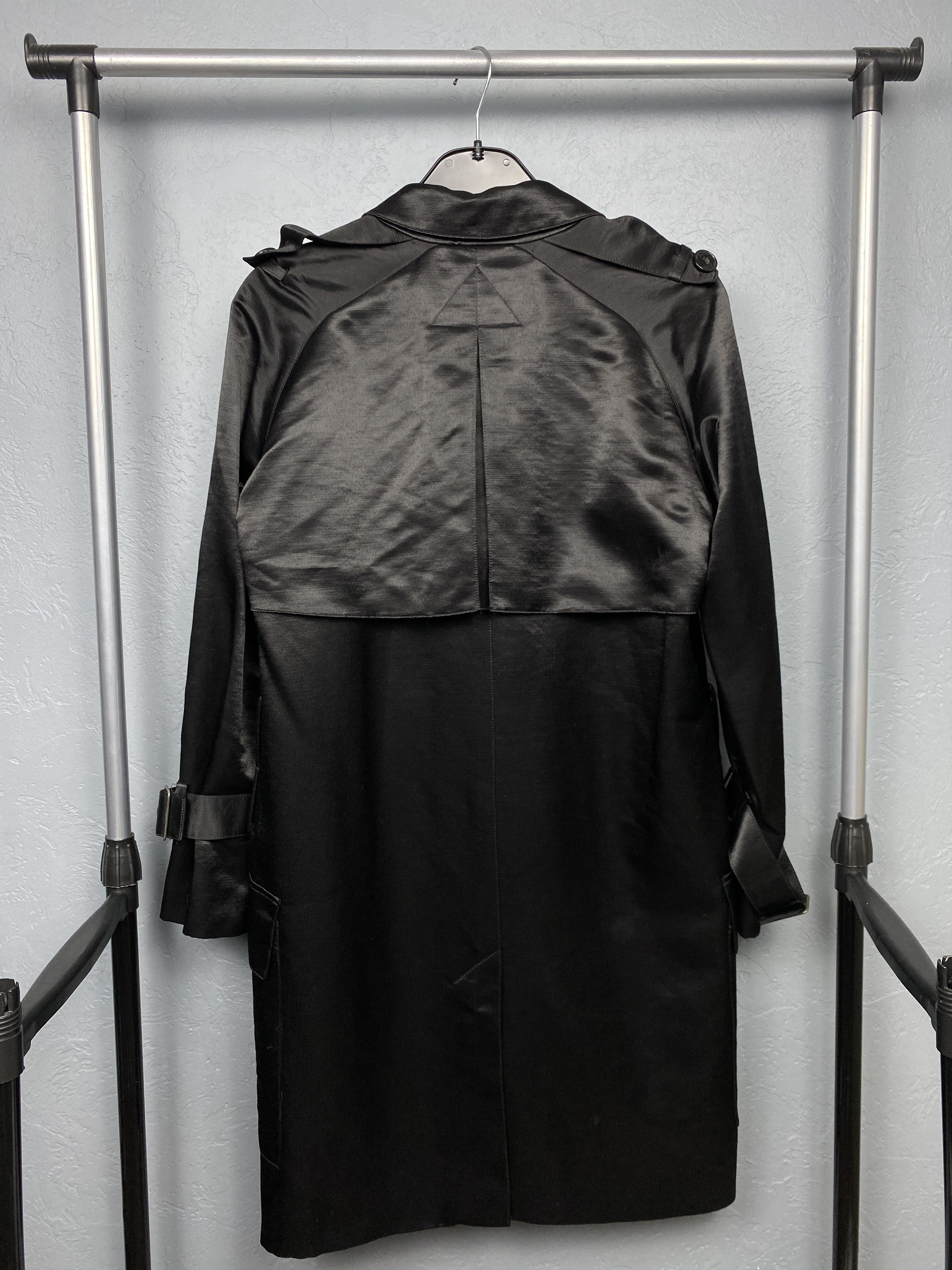 Allsaints Allsaints Womens Diotima Wool Nylon Trench Coat Jacket Size M / US 6-8 / IT 42-44 - 7 Thumbnail