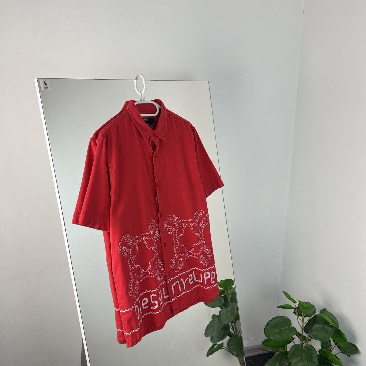 Diesel Vintage Y2K Diesel Avant Garde Button Up Shirt Size US L / EU 52-54 / 3 - 1 Thumbnail