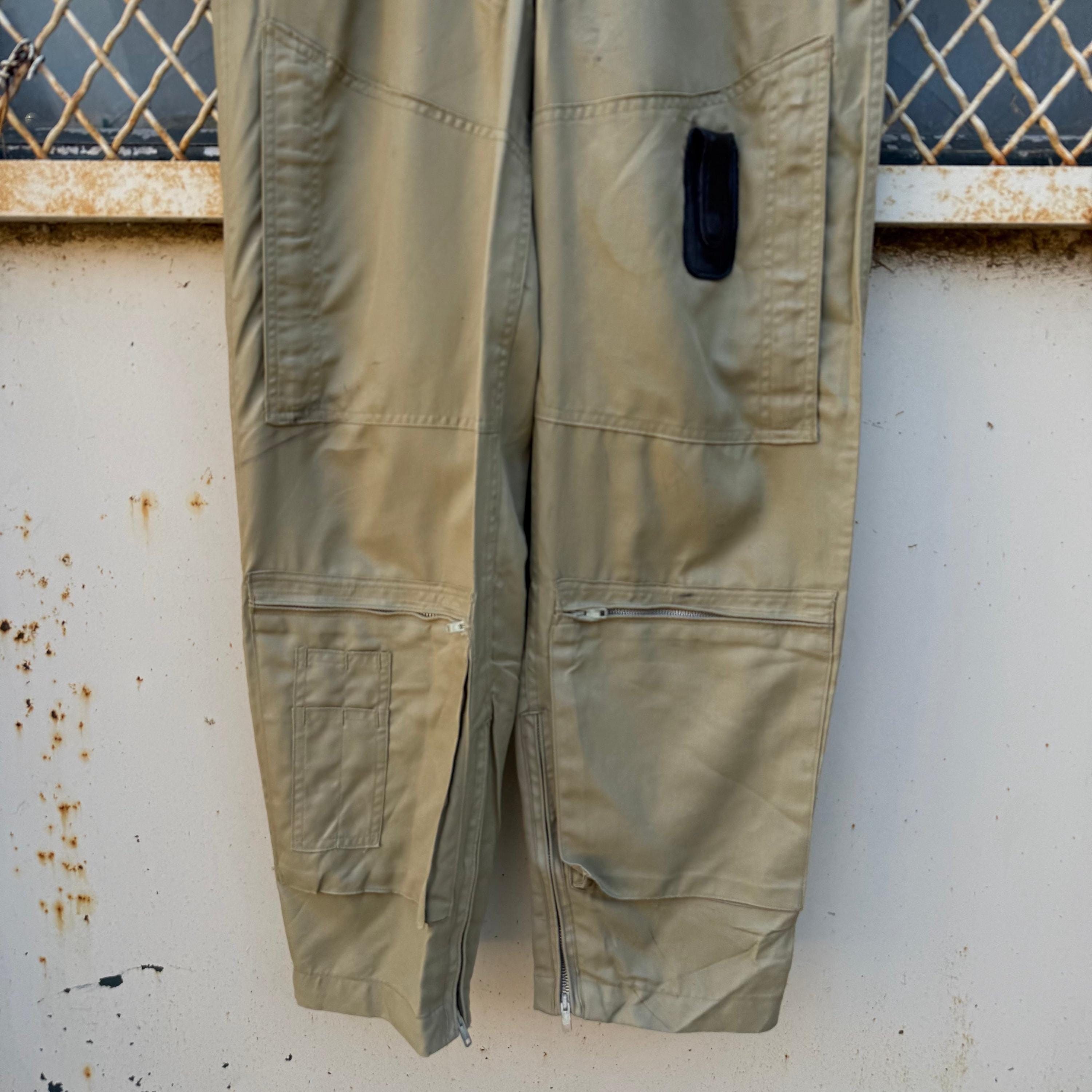 Vintage 50's US Navy AER Tan Khaki Summer Flying Coverall Size US 38 / EU 54 - 10 Thumbnail