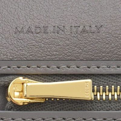 Celine o1w1db10125 10B643BRU Size: OS / Medium Strap Wallet in Grey Size ONE SIZE - 5 Thumbnail