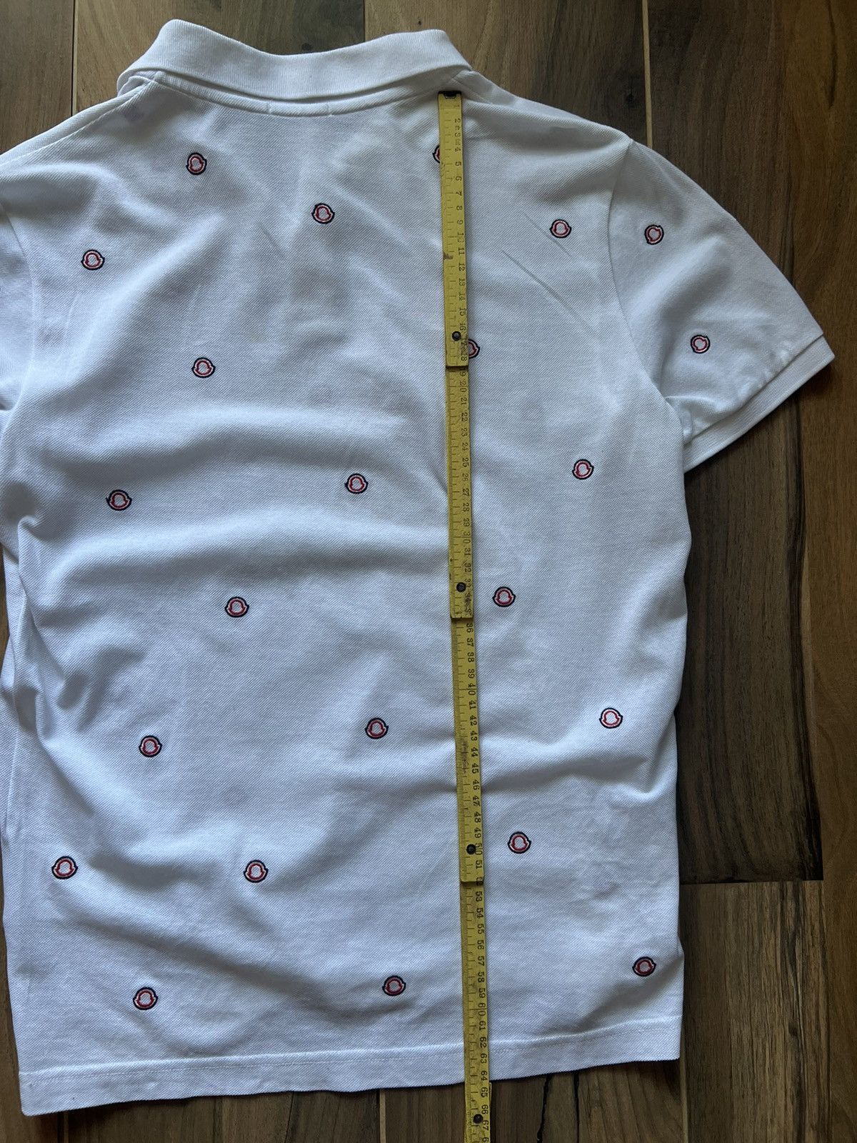 Moncler Moncler Monogram Polo Corta T Shirt Multilogo Size US M / EU 48-50 / 2 - 10 Thumbnail