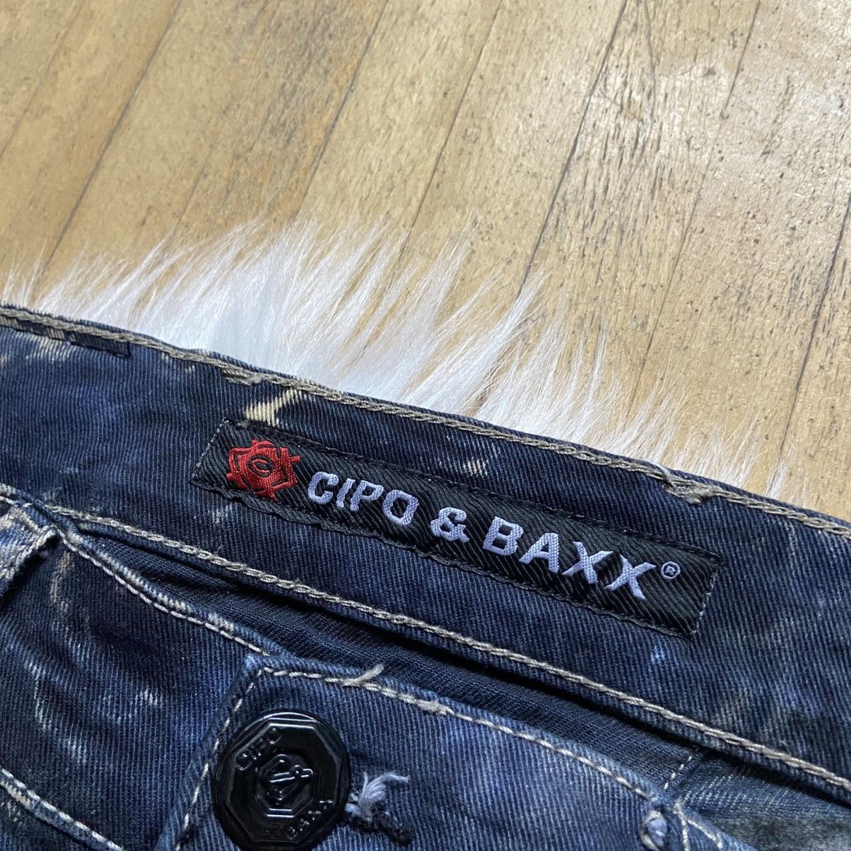 If Six Was Nine 📌Crazy Cipo & Baxx Vintage Avant Garde Acid Wash Jeans Size US 30 / EU 46 - 9 Thumbnail