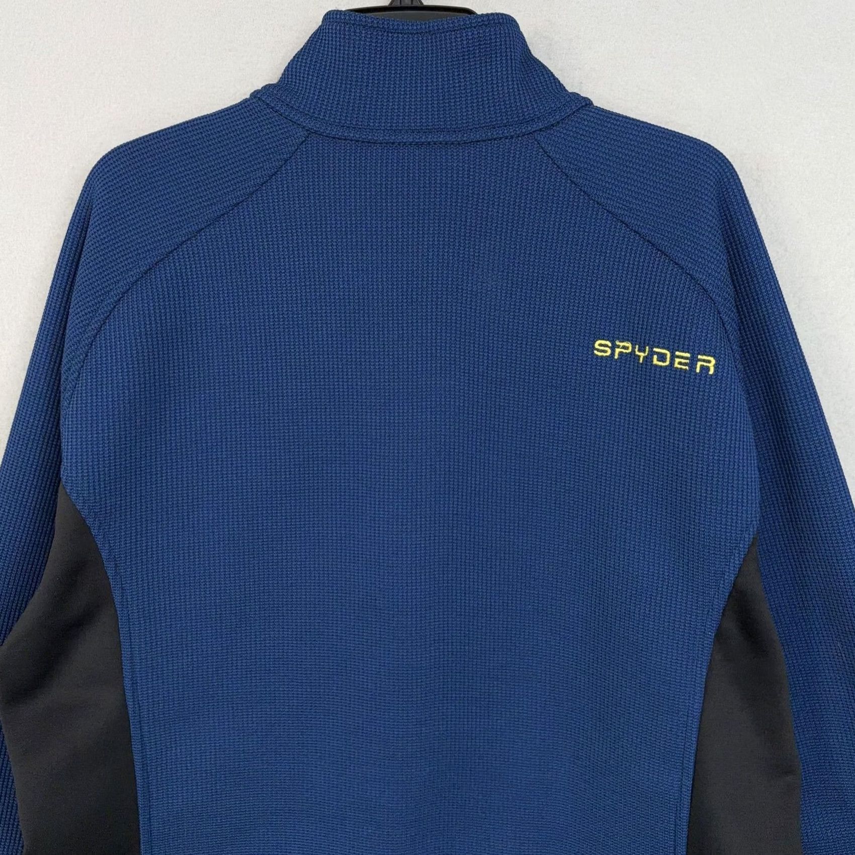 Spyder Spyder Mens XL Blue Fleece Jacket 1/4 Zip Sports Outdoor Ski Hiking Windbreaker Thermal Performance Size US XL / EU 56 / 4 - 7 Thumbnail