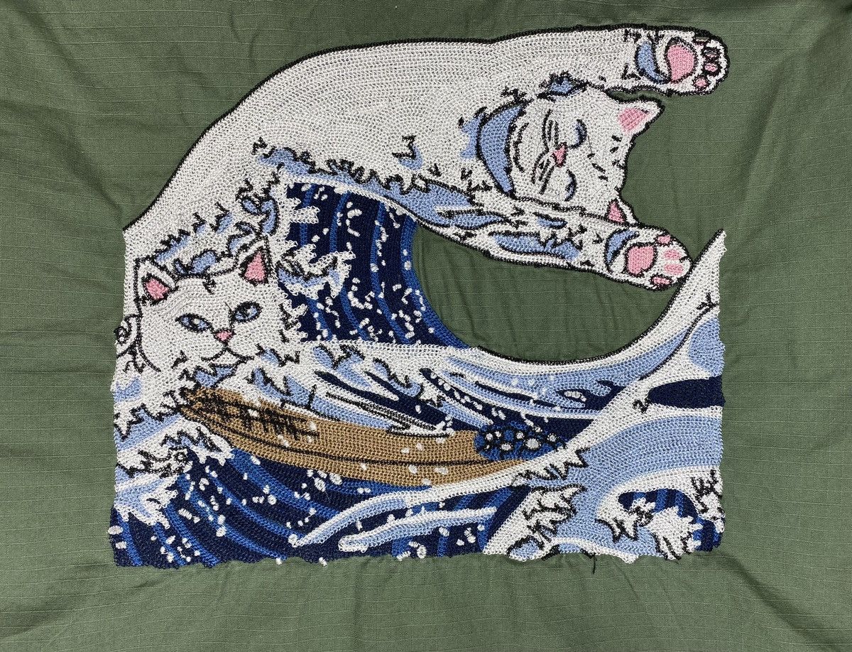 RIPNDIP RIPNDIP The Great Wave of Nerm Ripstop Jacket Military Size US S / EU 44-46 / 1 - 10 Thumbnail