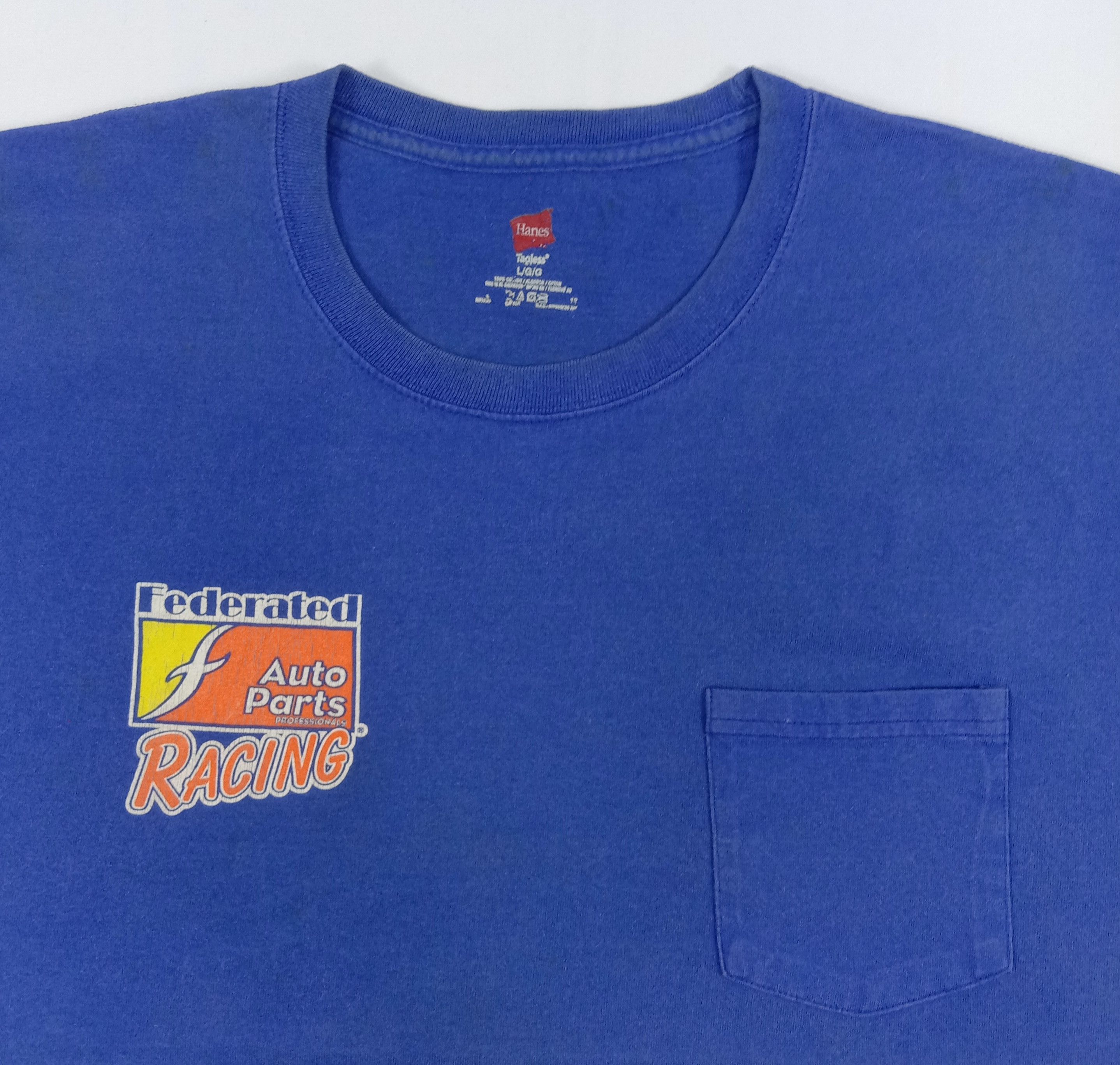 NASCAR Vintage Nascar Federated Auto Parts Professionals Racing Tee Size US L / EU 52-54 / 3 - 4 Thumbnail