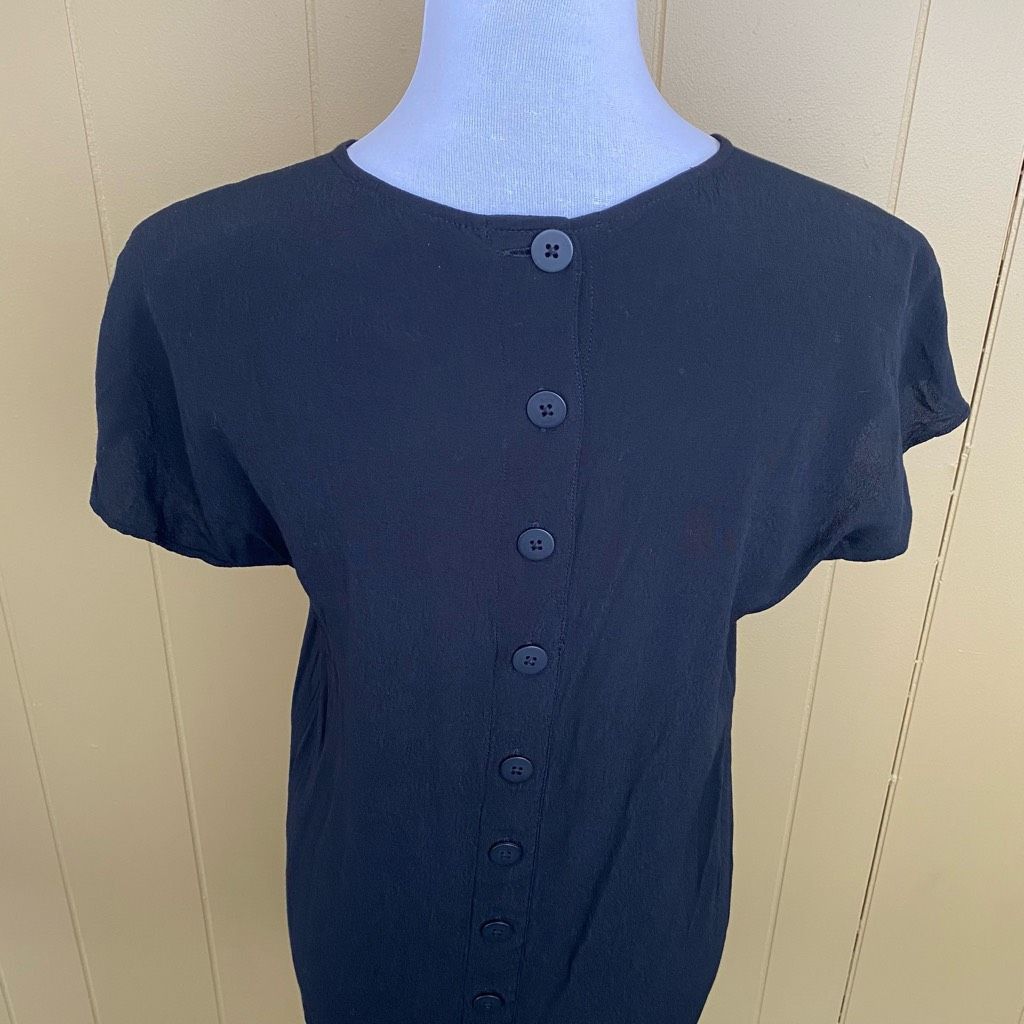 Madewell Madewell women XS short sleeve button back mini shift dress Size XS / US 0-2 / IT 36-38 - 4 Thumbnail