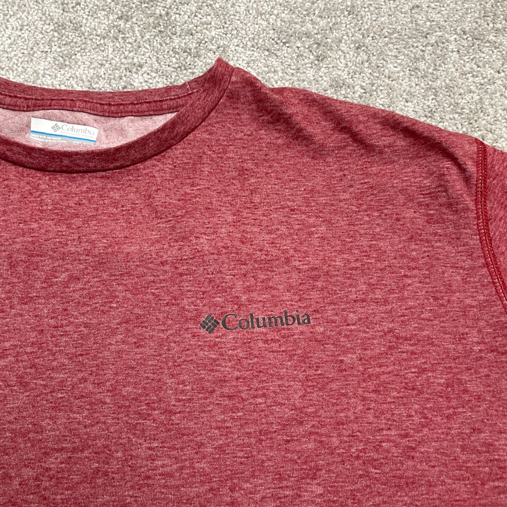 Vintage Columbia Omni Wick T-Shirt Men XXL Red Crew Neck Short Sleeve Active Outdoor Tee Size US XXL / EU 58 / 5 - 3 Thumbnail