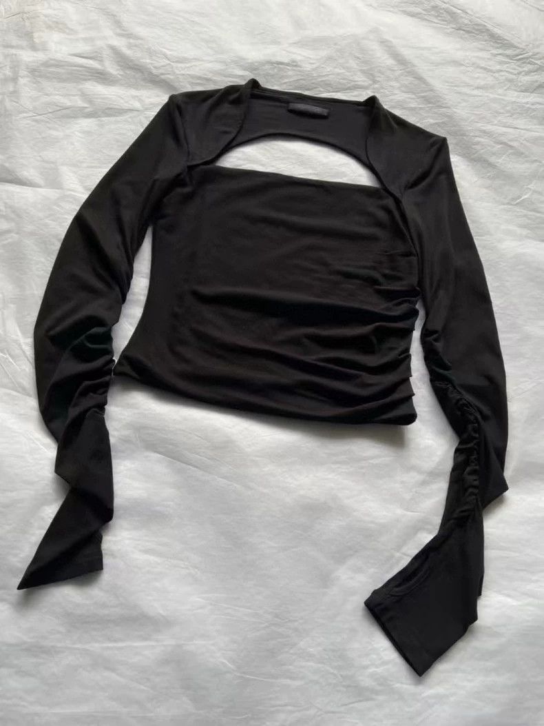 Helmut Lang HELMUT LANG Black sleeveless top Size M / US 6-8 / IT 42-44 - 2 Thumbnail