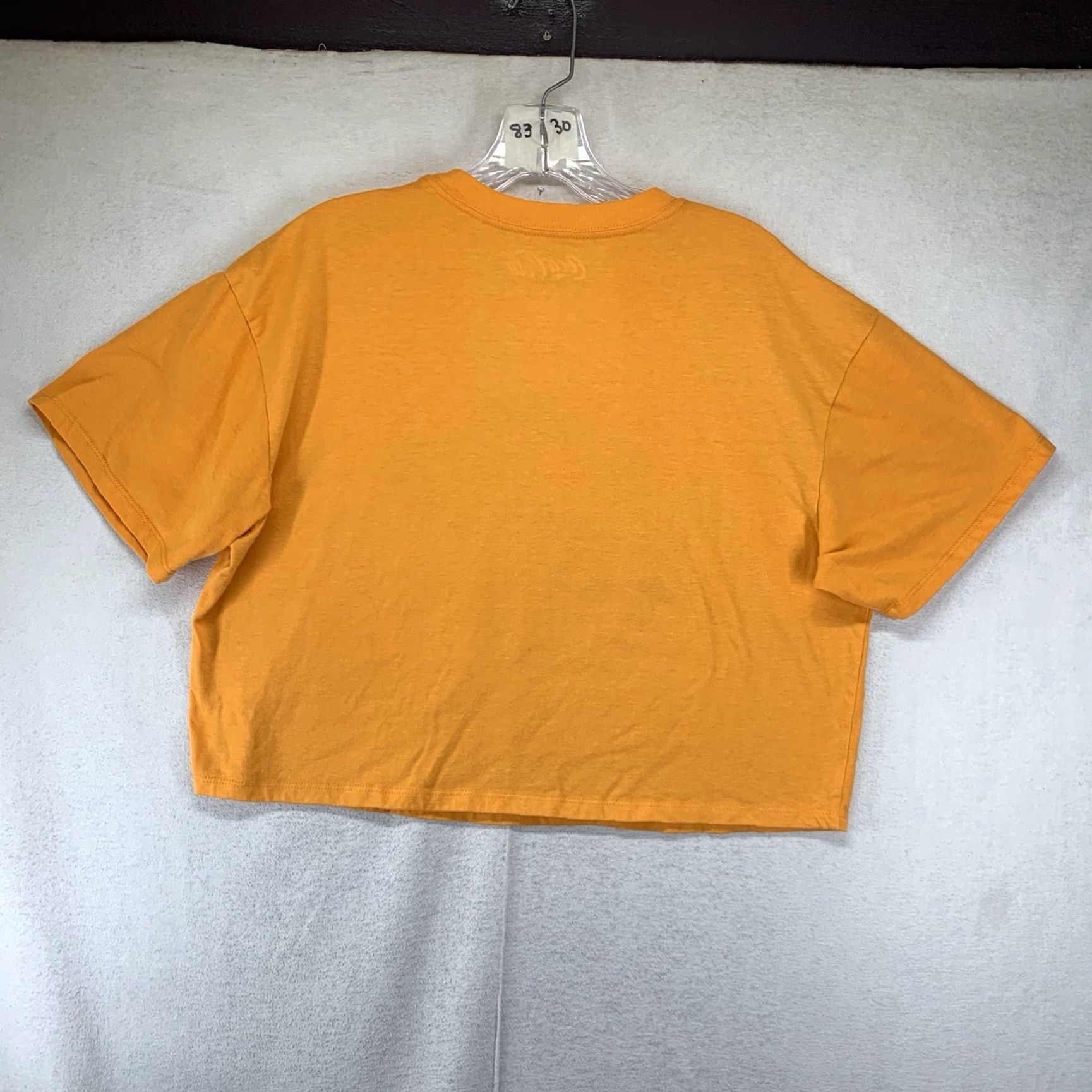 Vintage Women's Fanta Graphic Orange T Shirt Large Super Thin Lightweight Cropped Size L / US 10 / IT 46 - 2 Thumbnail