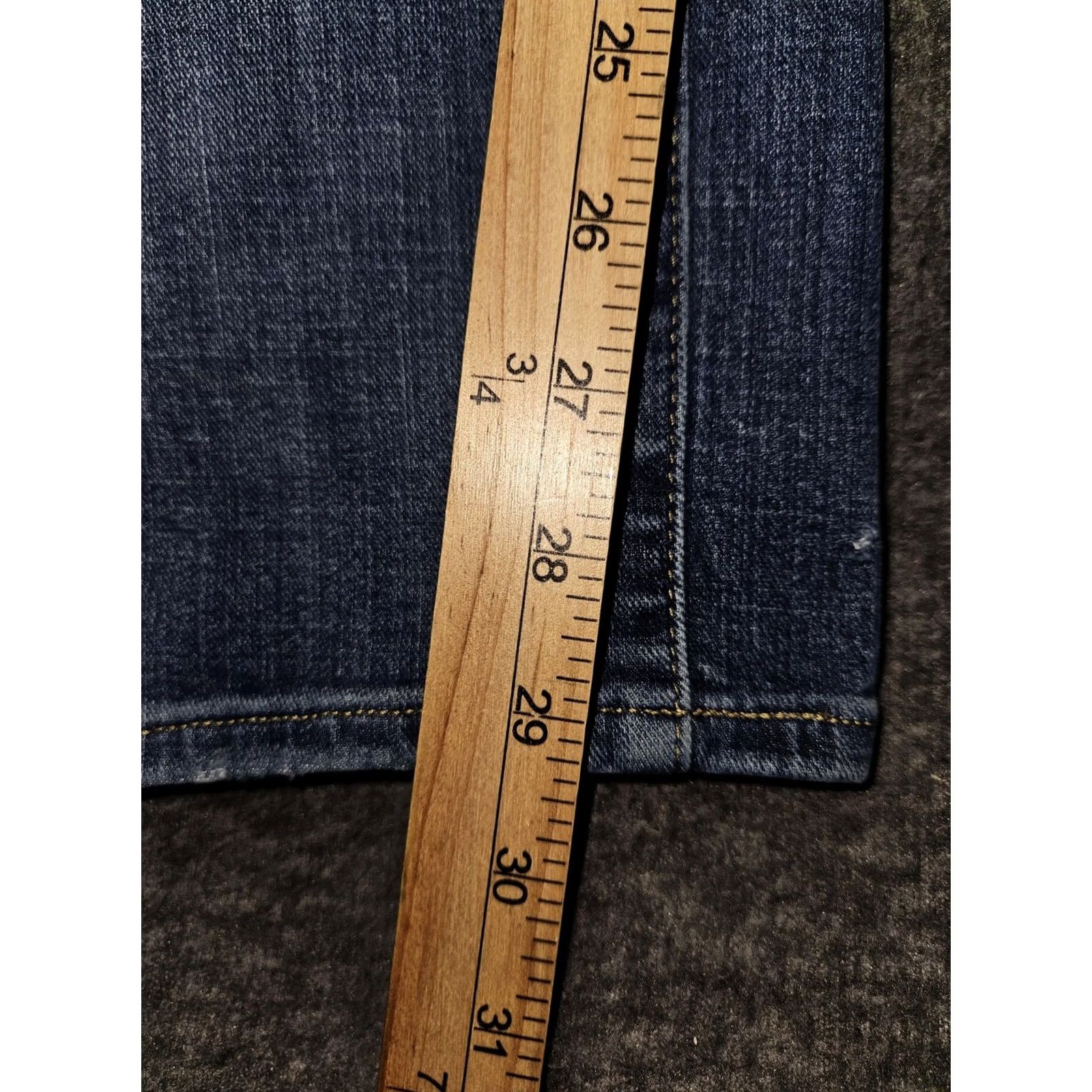 Vintage American Eagle Jeans Mens 32x32 Slim Straight Blue Extreme Flex 4 Denim Stretch Comfort Pockets 5-Pocket Logo Size US 32 / EU 48 - 7 Thumbnail