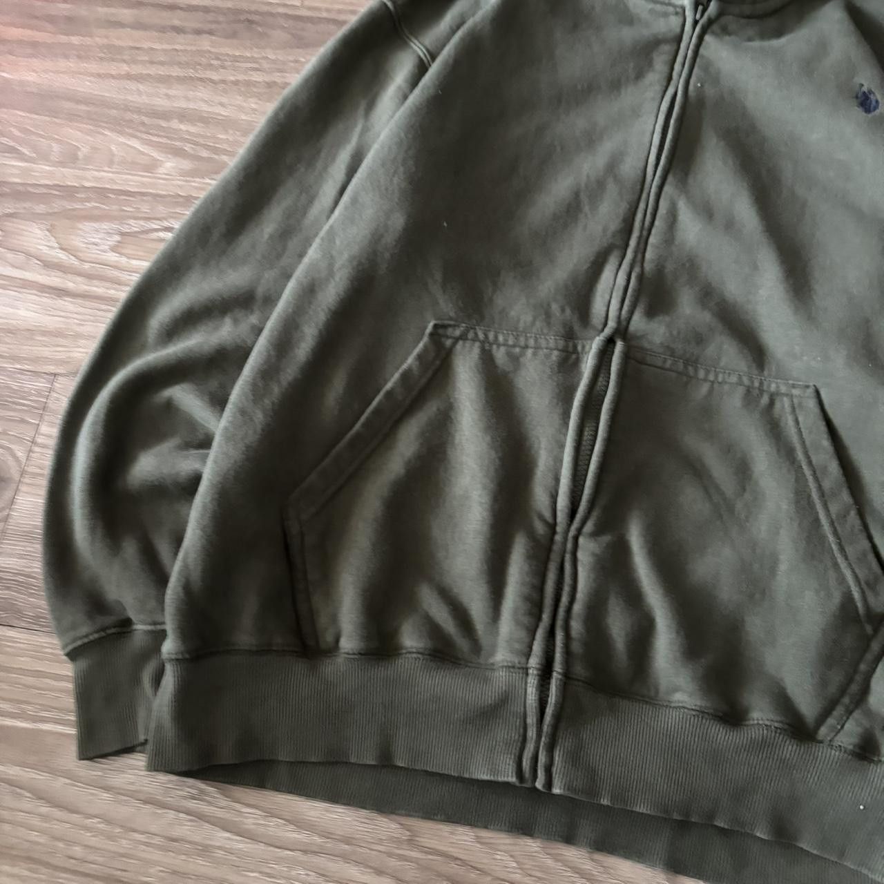 U.S. Polo Assn. Crazy Vintage Y2K/2000s Khaki Green U.S. Polo Assn. Streetwear Zip Up Hoodie! Size XL Size US XL / EU 56 / 4 - 3 Thumbnail