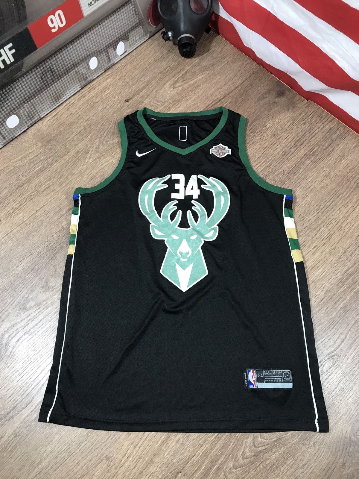 Vintage Nike NBA T Shirt Antetokounmpo Statement Swingman