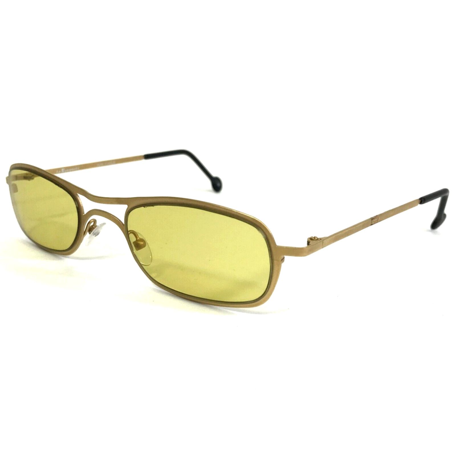 Frame Gold Rectangular Framed Vintage Sunglasses by LA Eyeworks SLIM ...