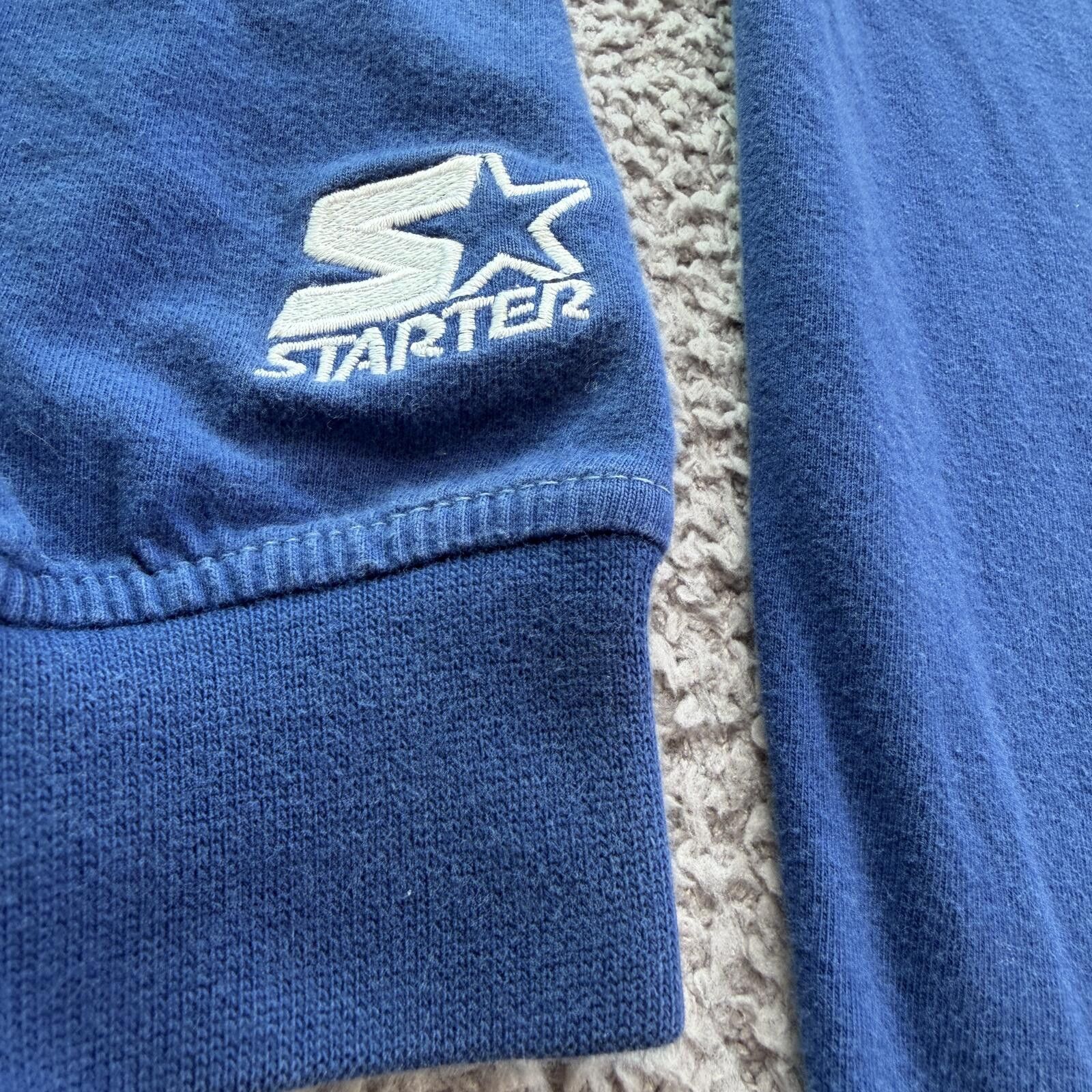 Starter Vintage Dallas Cowboys Starter Mock Neck Long Sleeve Shirt Size US XL / EU 56 / 4 - 7 Thumbnail