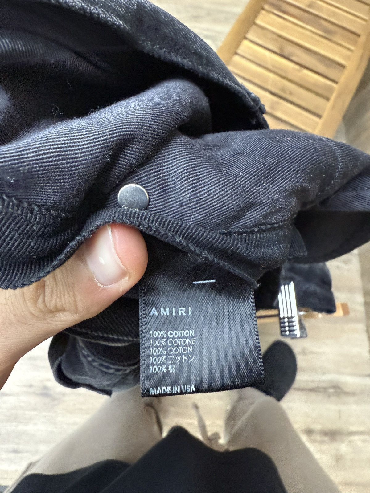 Amiri Amiri Cargos Denim Jeans Size US 31 - 11 Thumbnail
