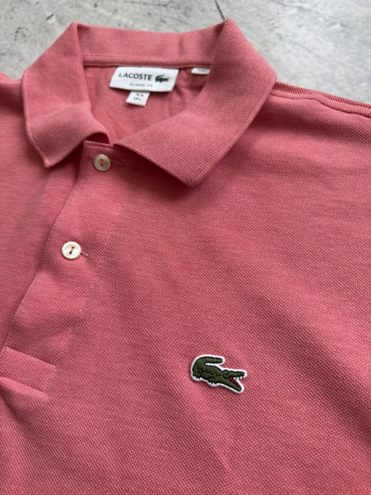 Lacoste Lacoste luxury polo classic fit Size US L / EU 52-54 / 3 - 4 Thumbnail
