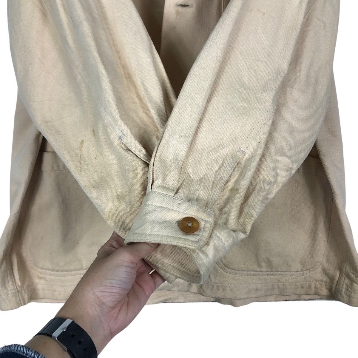 Japanese Brand 🔥Vintage Chore Jacket Work Takeo Kikuchi Duck Canvas Size US L / EU 52-54 / 3 - 15 Thumbnail