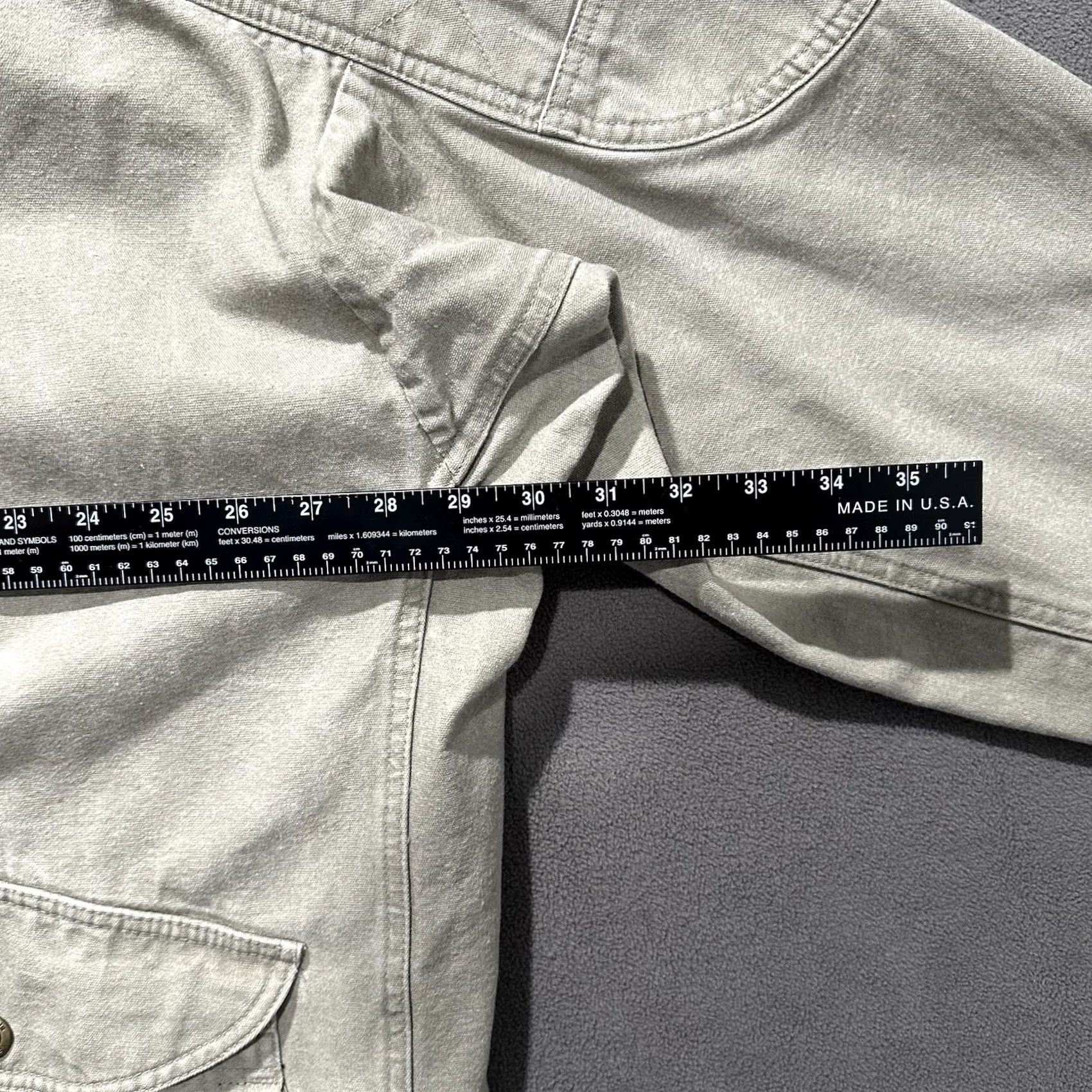 Vintage Columbia Jacket Mens XL Beige Canvas Field Barn Chore Coat Radial Sleeve GUC Vintage Size US XL / EU 56 / 4 - 5 Thumbnail