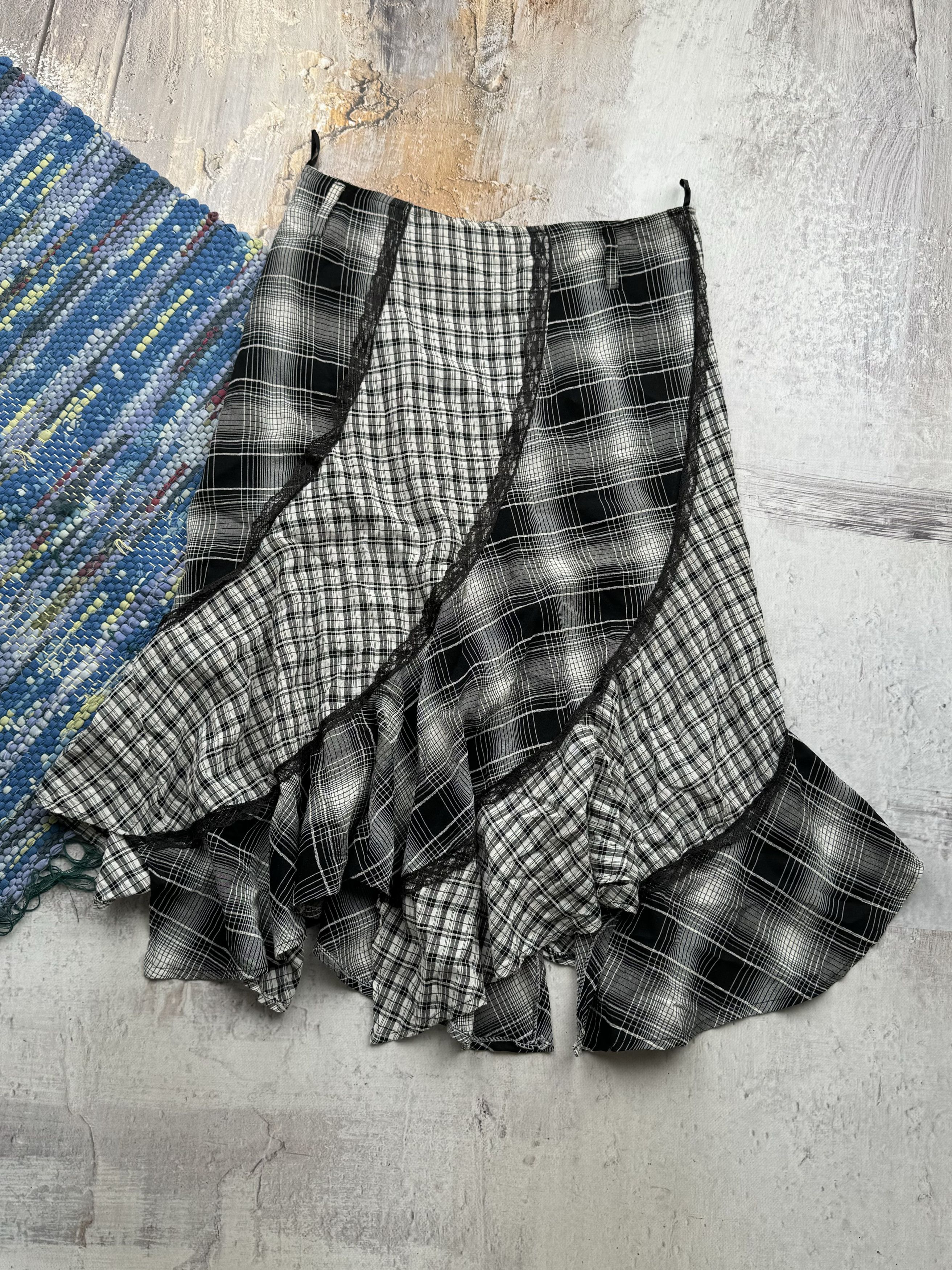 Vintage Vintage Flare Skirt A290D15(111) Size 30" / US 8 / IT 44 - 6 Thumbnail