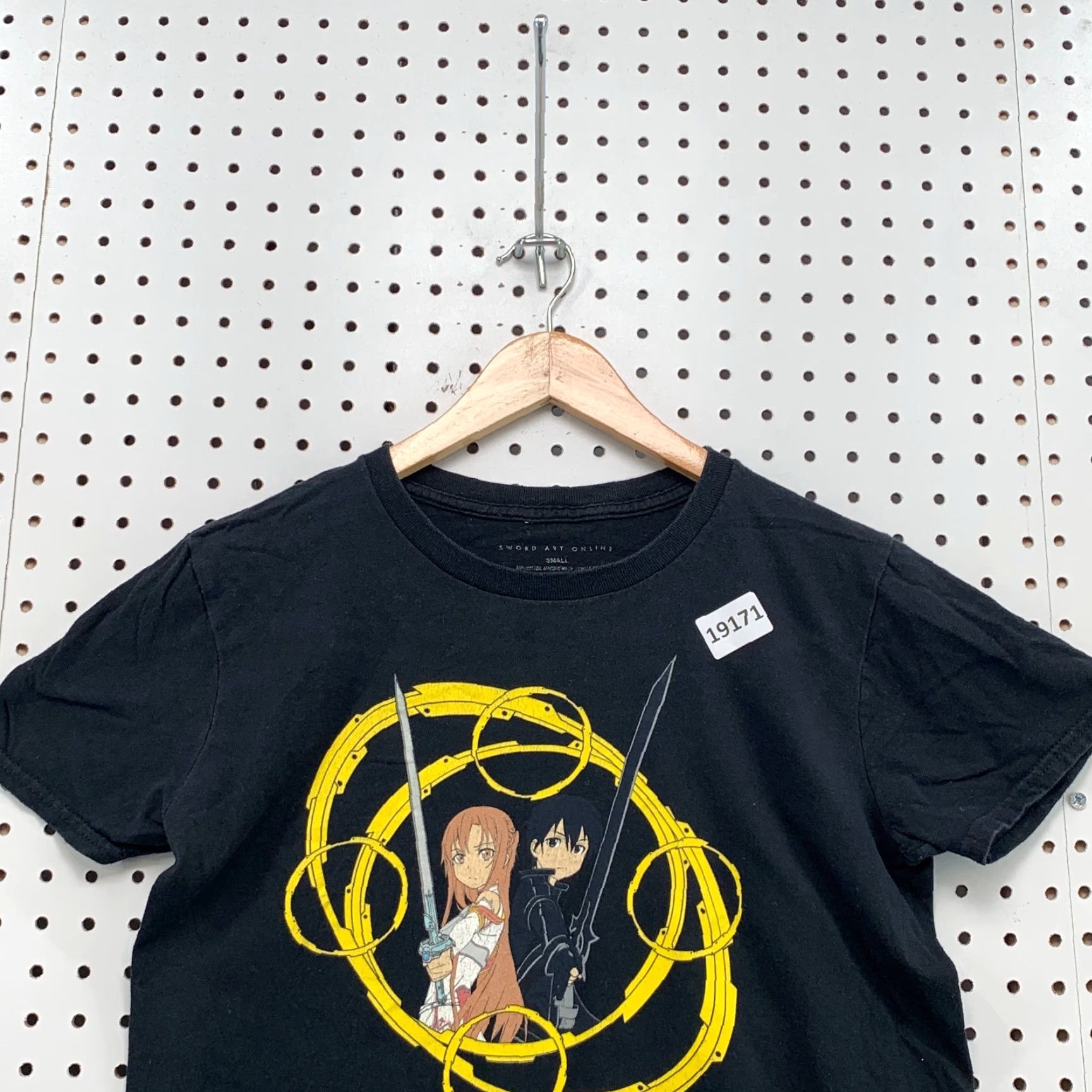 Vintage Sword Art Online Shirt Anime Tee Black Adult Small Cartoon Short Sleeve 18x25 Size US S / EU 44-46 / 1 - 6 Thumbnail
