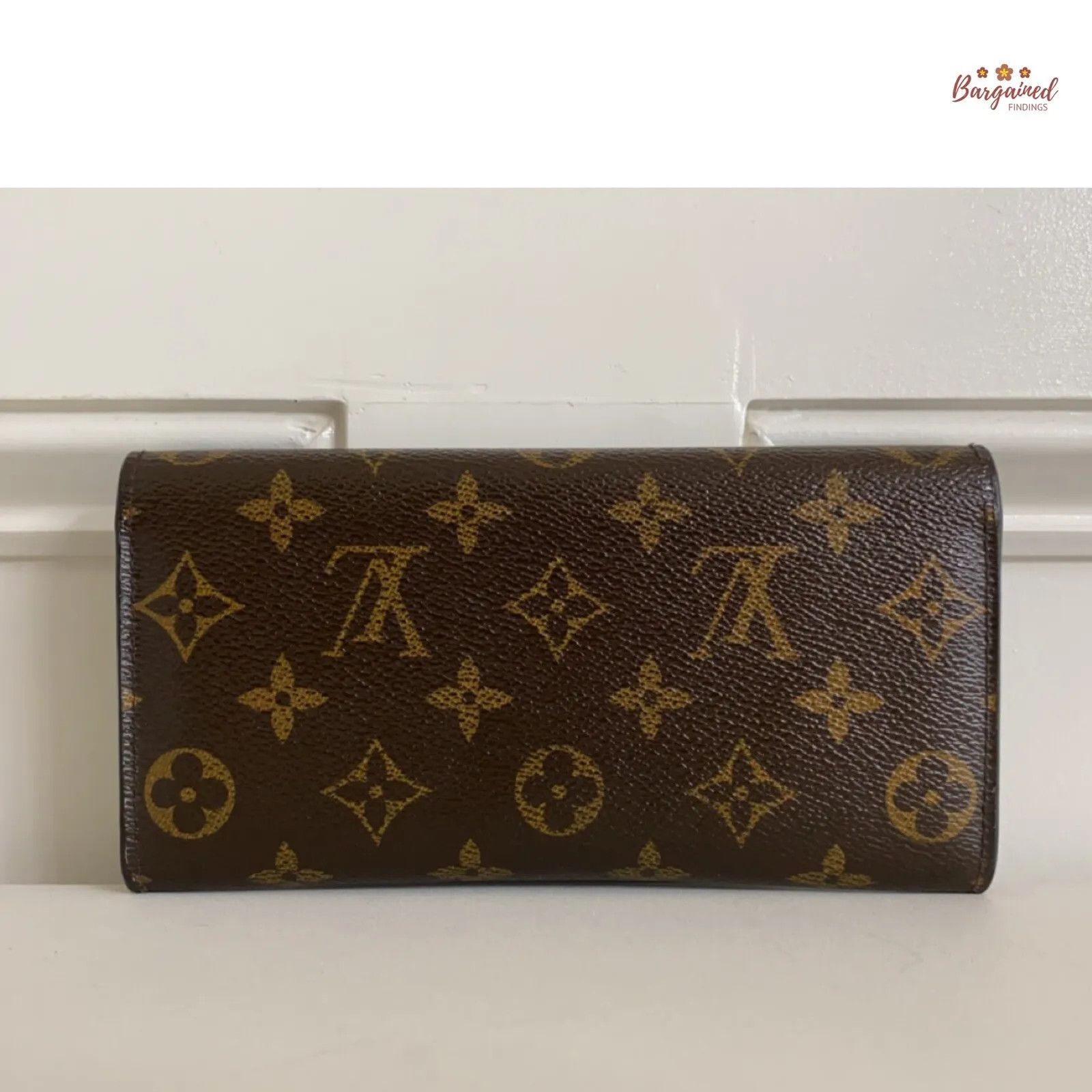 Louis Vuitton Louis Vuitton Monogram Canvas Leather Red Emilie Long Wallet Size ONE SIZE - 2 Thumbnail