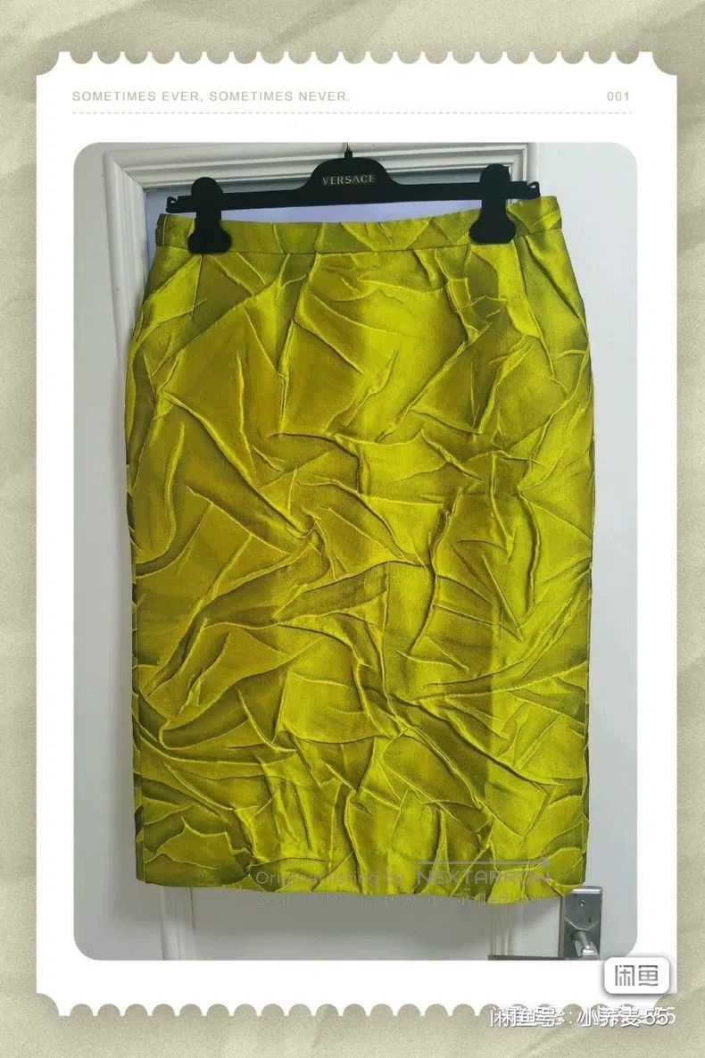 Dries Van Noten Dries Van Noten Metal pleated printed dress Size 22" - 4 Thumbnail
