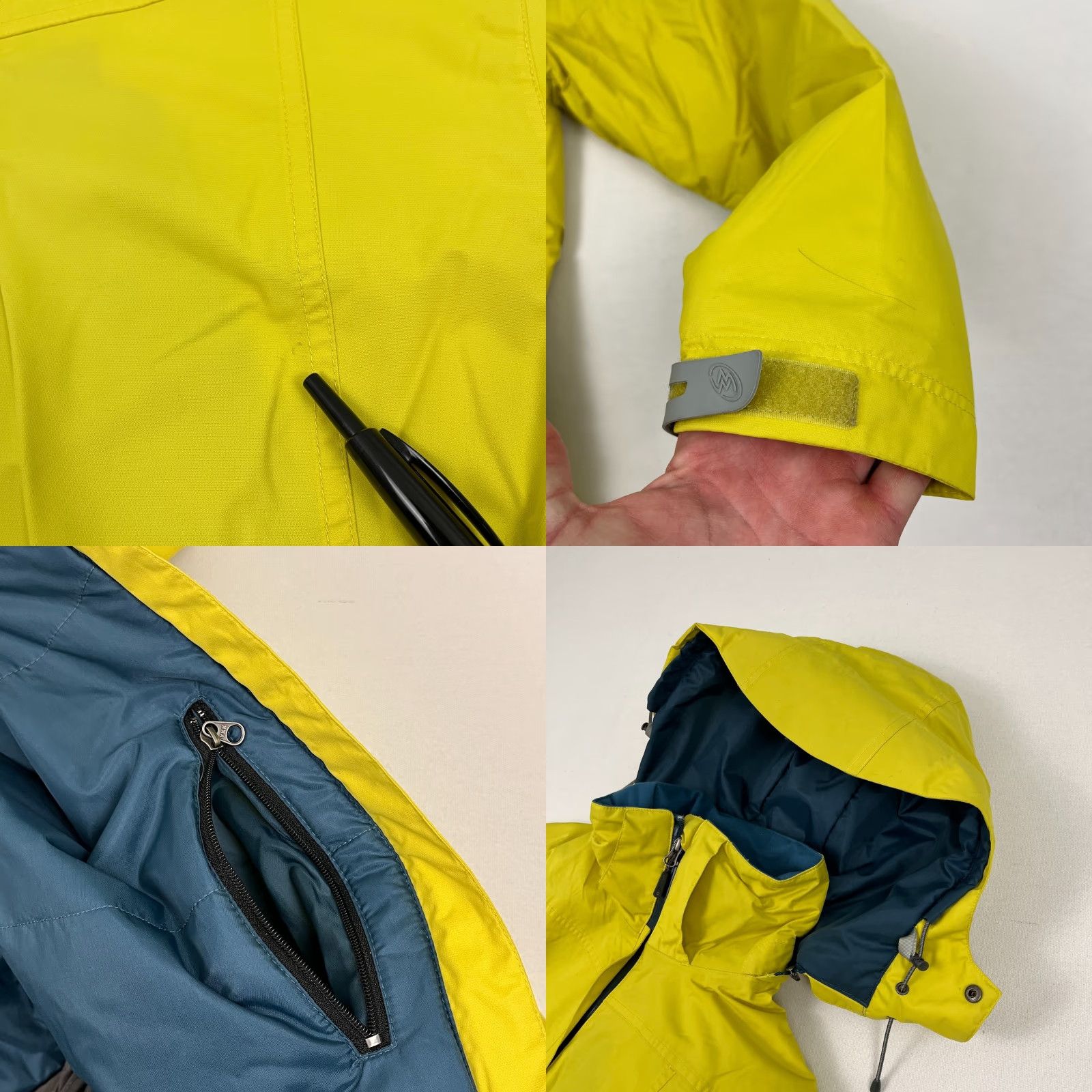 Ecco VINTAGE Cloudveil Jacket Womens L Yellow Ski Snowboard Hooded Snowcore Size L / US 10 / IT 46 - 9 Thumbnail