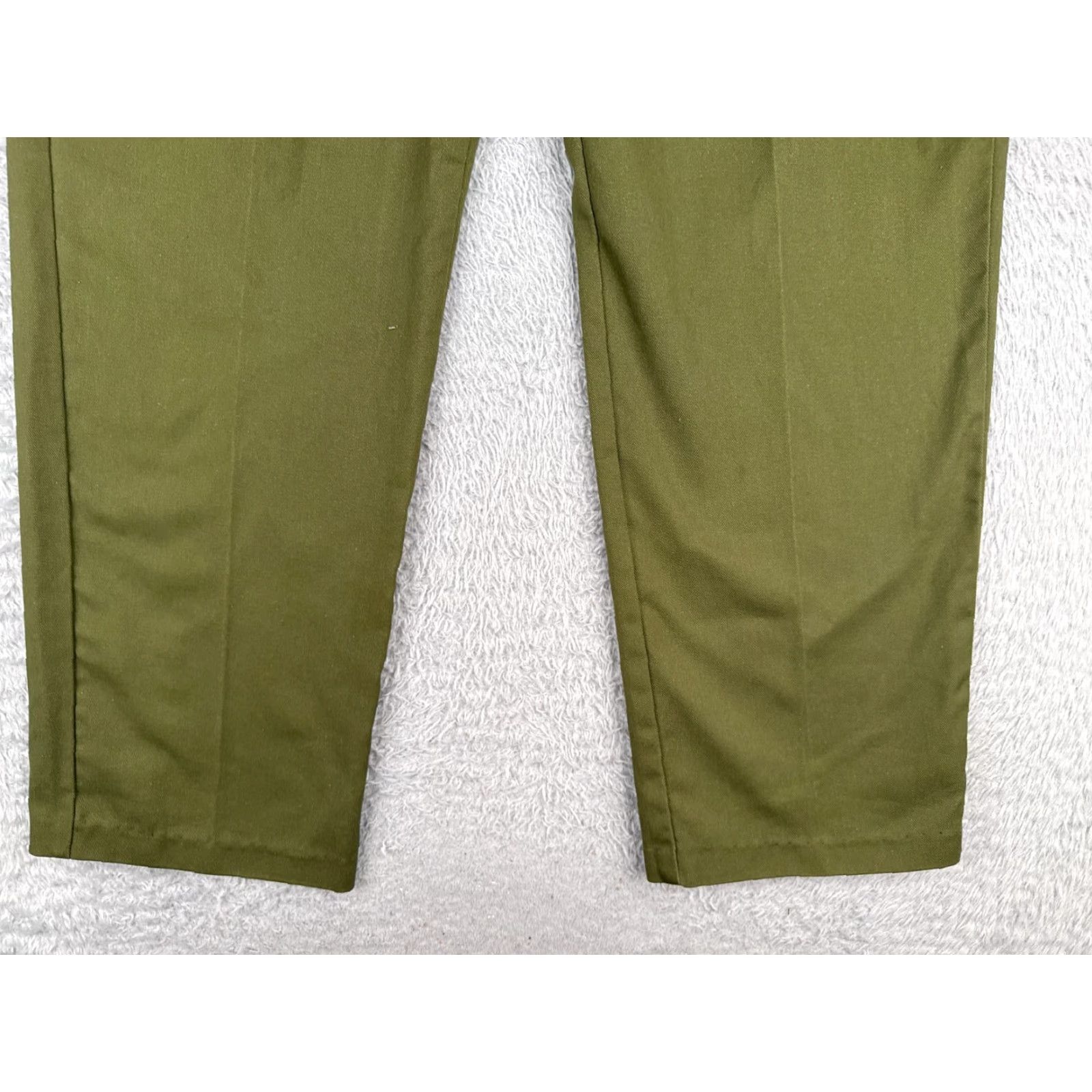 Vintage VINTAGE Boy Scouts Pants 33x29 Green Cotton Blend Twill Elastic Waist Men Adults Size US 33 - 2 Thumbnail