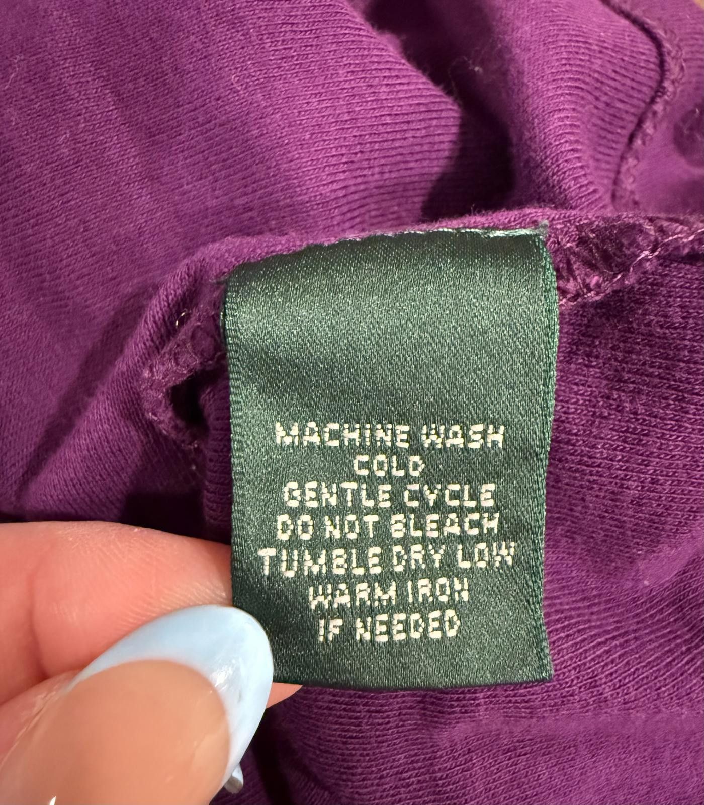 Lauren Ralph Lauren Lauren Ralph Lauren Long Sleeve Purple Top Size Petite M Size M / US 6-8 / IT 42-44 - 4 Thumbnail