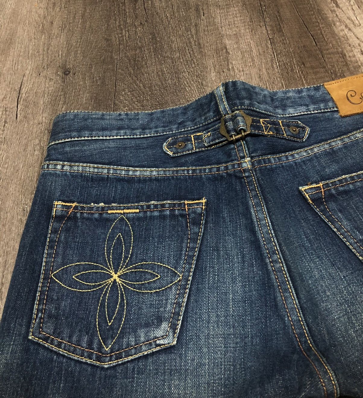 Designer × Japanese Brand × Vintage Vintage Chesty Buckle Back Denim Jeans Japanese Brand Size US 32 / EU 48 - 14 Thumbnail