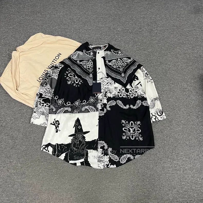 Louis Vuitton Louis Vuitton Witch cashew flower silhouette mulberry silk Size US XXS / EU 40 - 1 Thumbnail
