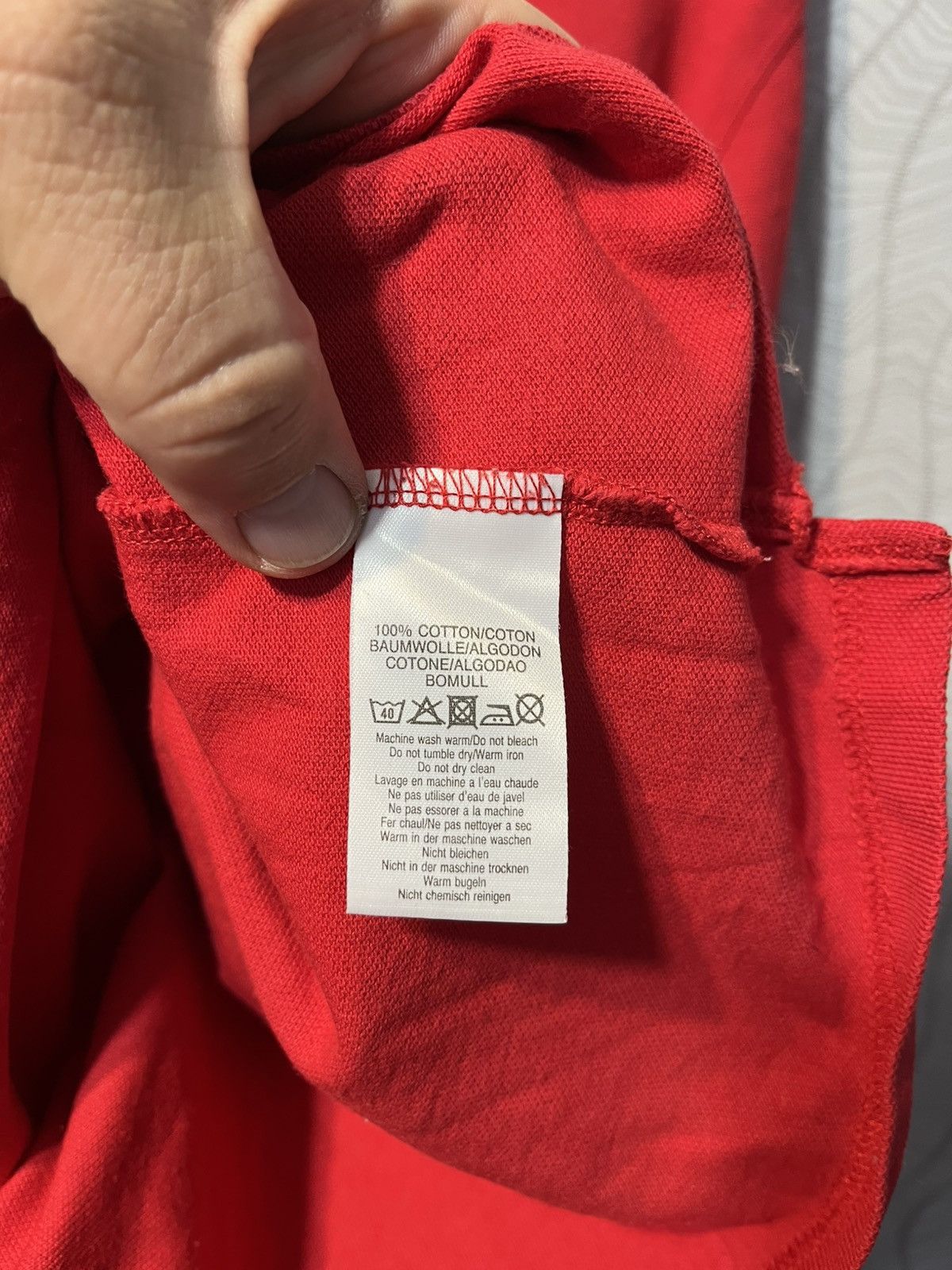 Burberry × Vintage Burberry’s Vintage Men’s Red Cotton Polo Shirt Size M Size US M / EU 48-50 / 2 - 7 Thumbnail