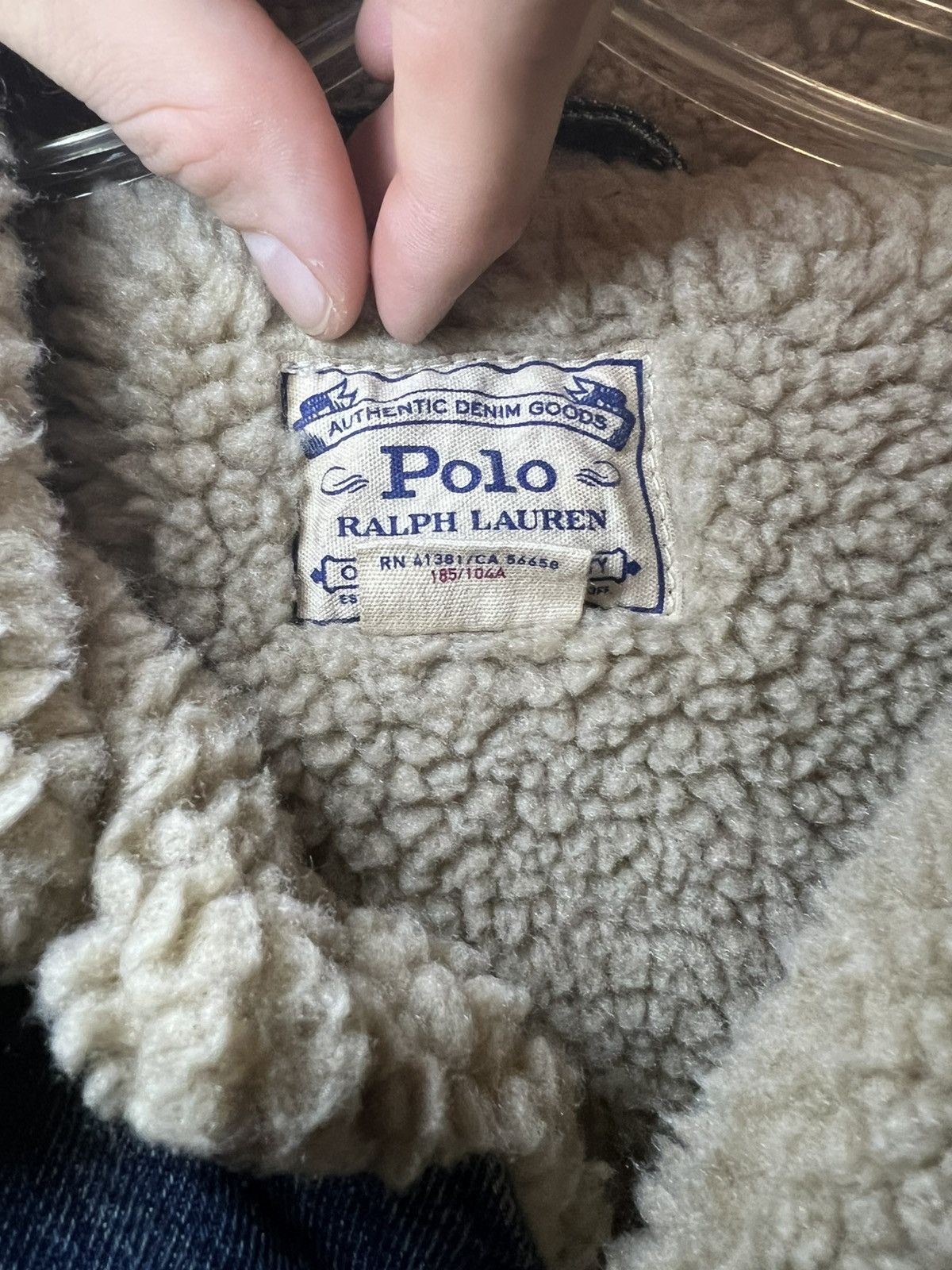 Polo Ralph Lauren Vintage Polo Ralph Lauren sherpa lined patch denim jacket Size US XL / EU 56 / 4 - 4 Thumbnail