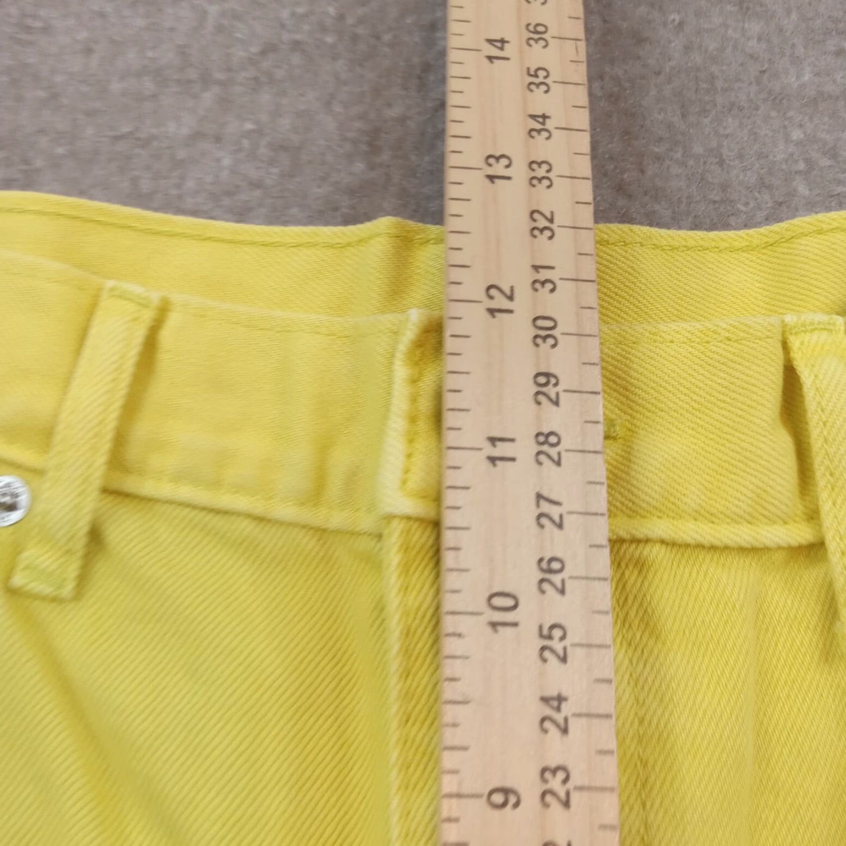 Calvin Klein Calvin Klein Jeans Yellow Denim Straight Leg Casual 31 (33x28) Mens Size US 31 - 7 Thumbnail