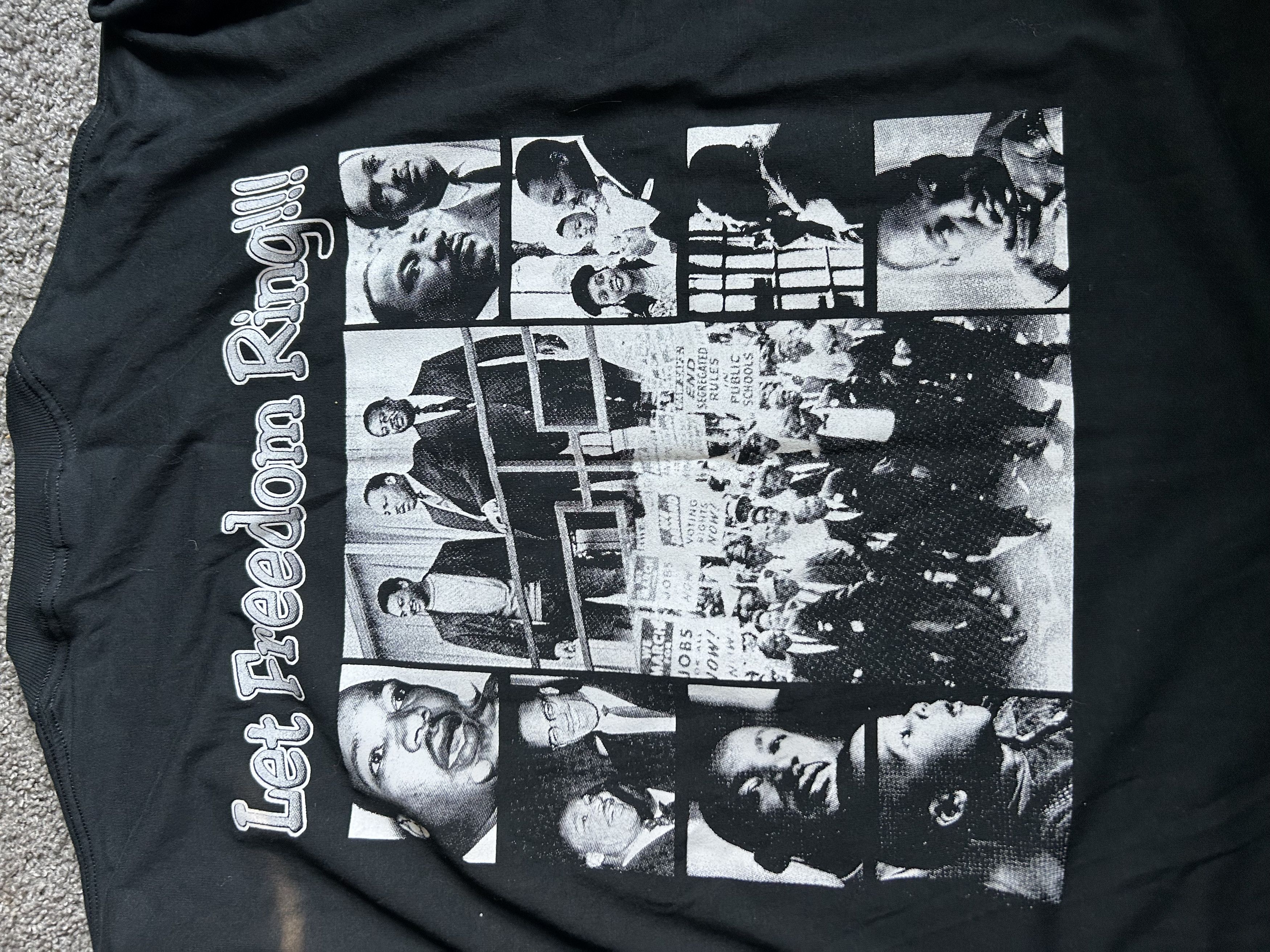 Gildan Vintage Black History Shirt Rare Men XL MLK Rap Tee Size US XL / EU 56 / 4 - 3 Thumbnail