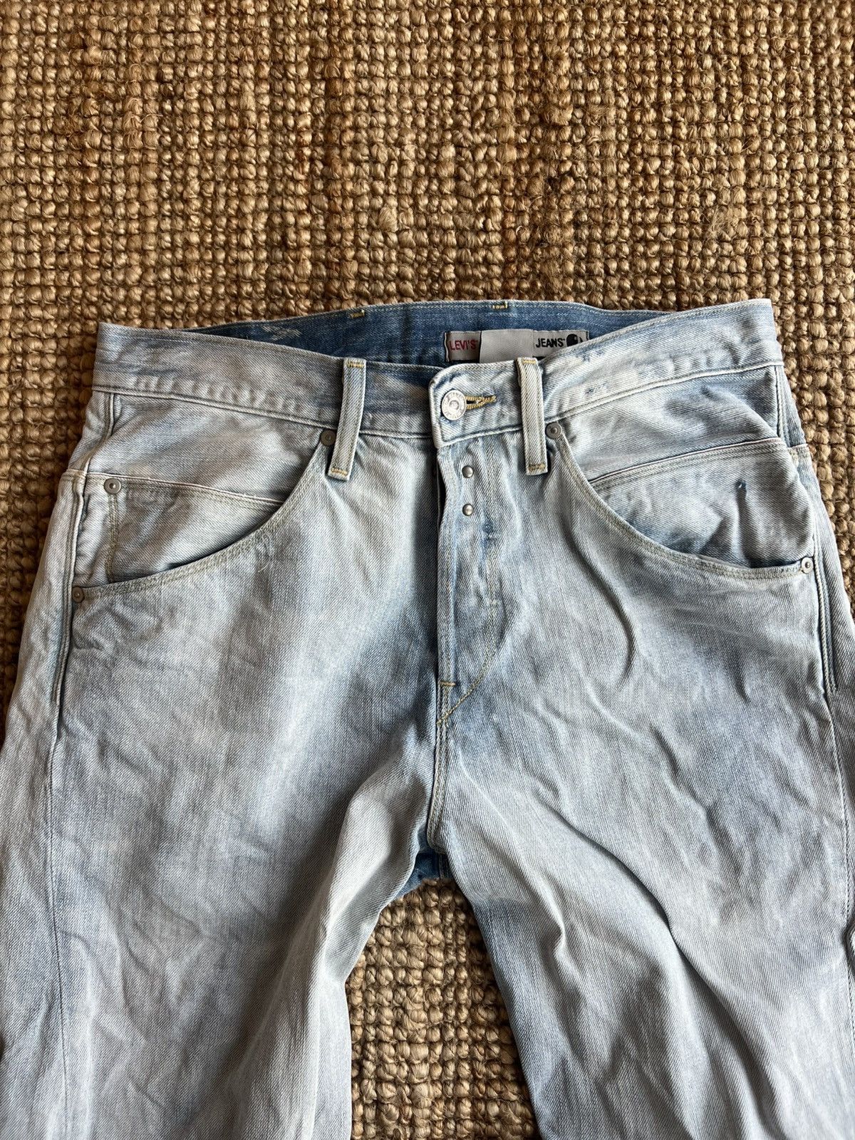 Levi's Levis Engineered Jeans Buckle Back Tag W31 Actual 32x32.5 Size US 31 - 2 Thumbnail