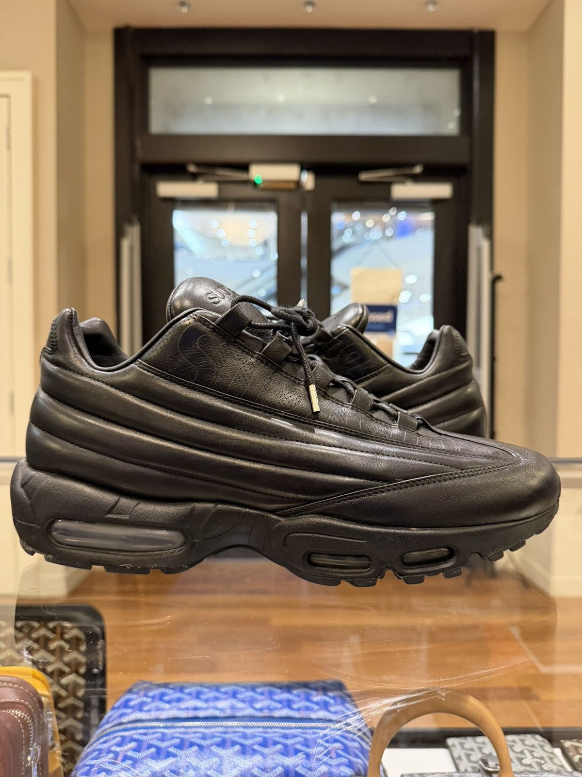 Nike × Supreme Nike Air Max 95 Lux ‘Supreme Triple Black’ Size US 12 / EU 45 - 1 Thumbnail