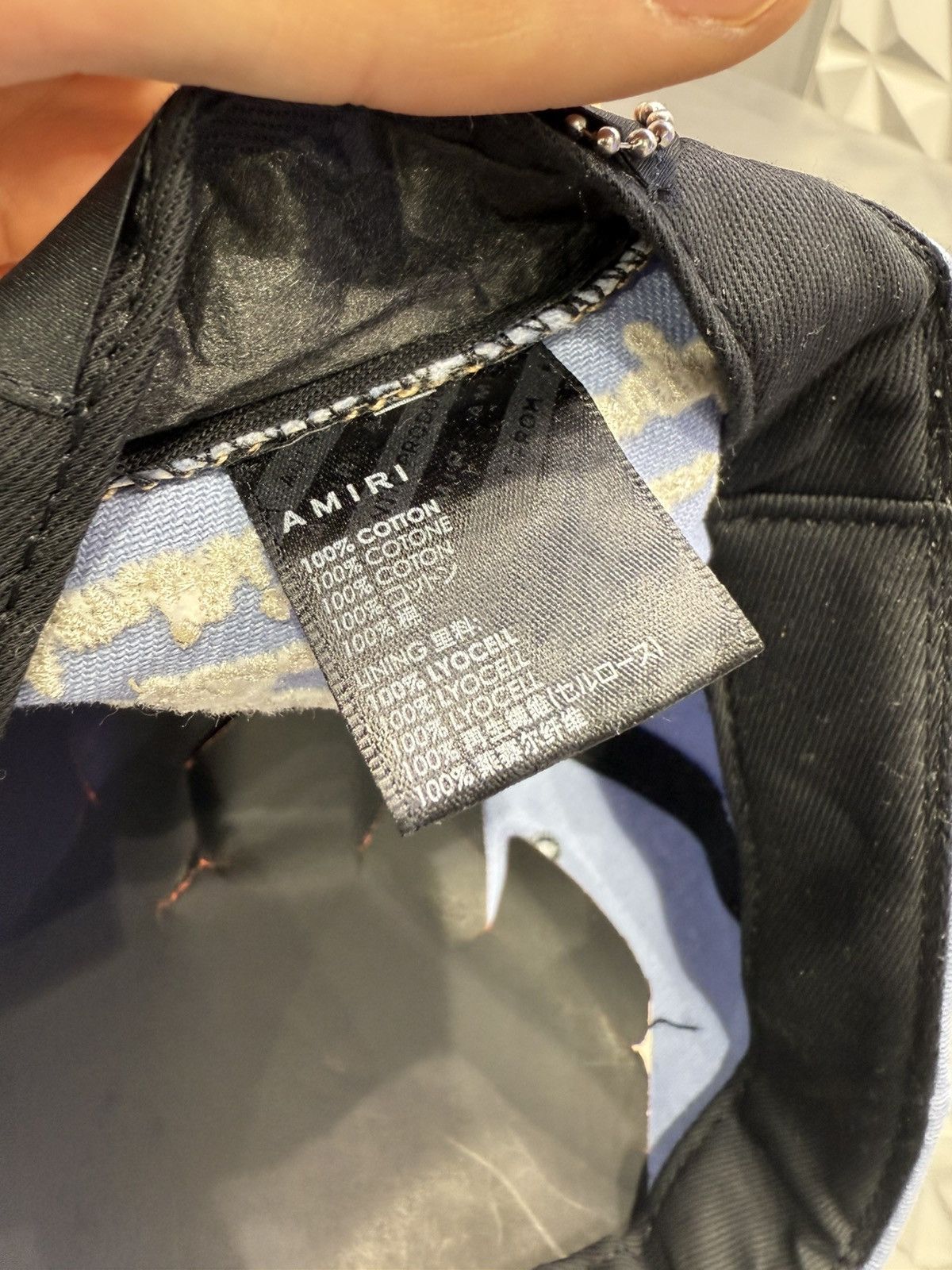 Amiri Amiri MA Fitted Cap – Baby Blue (SS23) - Size M - Brand New Size ONE SIZE - 7 Thumbnail
