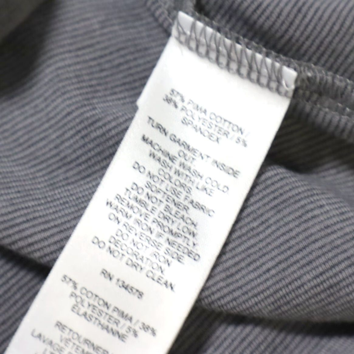 Vineyard Vines VINTAGE Vineyard Vines Edgartown Shep Stretch Striped Mock Long Sleeve Sweatshirt Gray Men's L Size US L / EU 52-54 / 3 - 7 Thumbnail