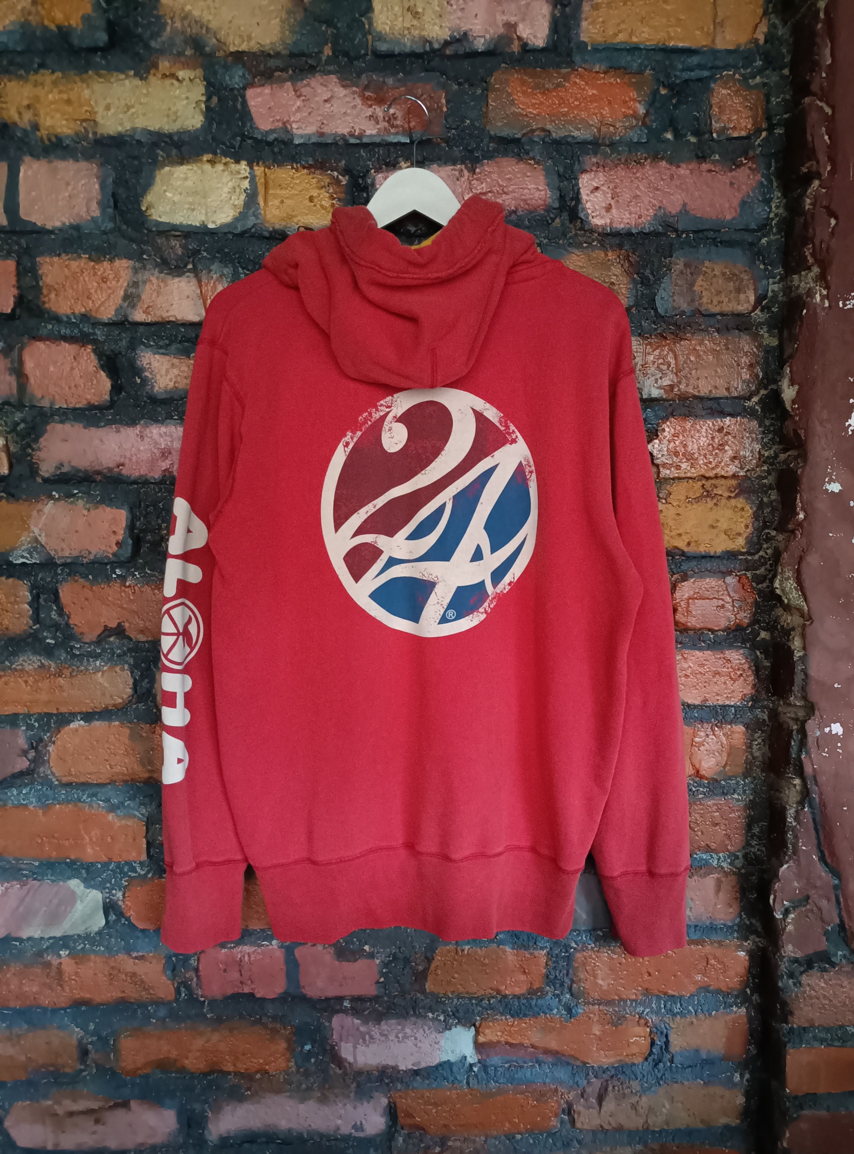 Streetwear × Sun Surf × Surf Style Rare 24karats Surf Aloha Hoodie  