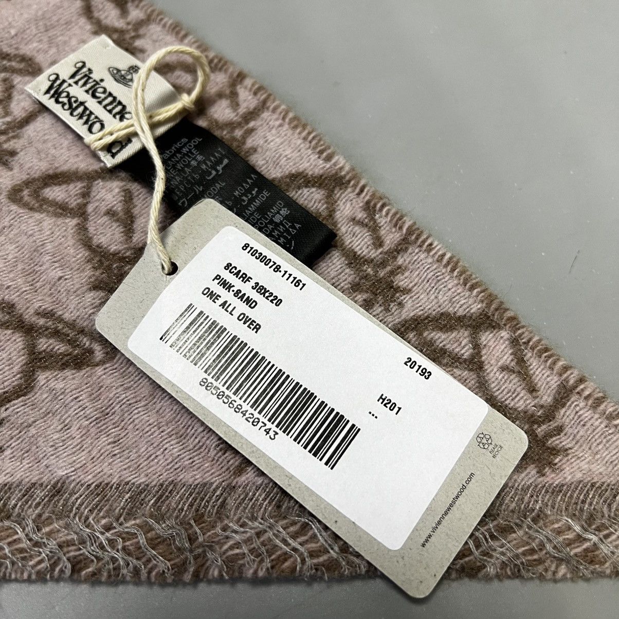 Vivienne Westwood Vivienne Westwood Two Point Reversible Scarf NEW with tags Size ONE SIZE - 18 Thumbnail