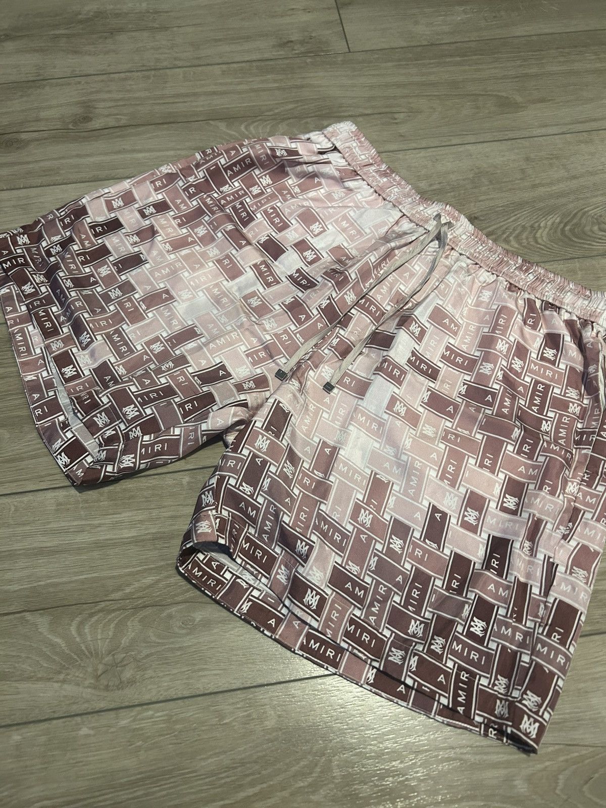 Amiri Amiri Gradient Tape Silk Shorts Size US 34 / EU 50 - 2 Thumbnail