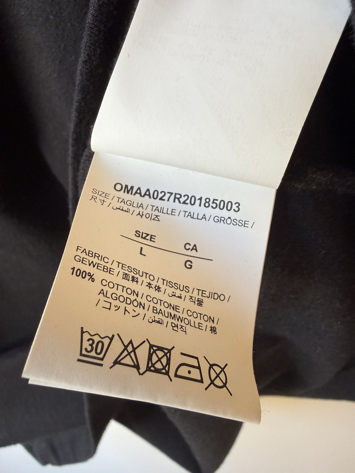 Off-White Off White RATIONALISM Print Tee - black Size US L / EU 52-54 / 3 - 4 Thumbnail
